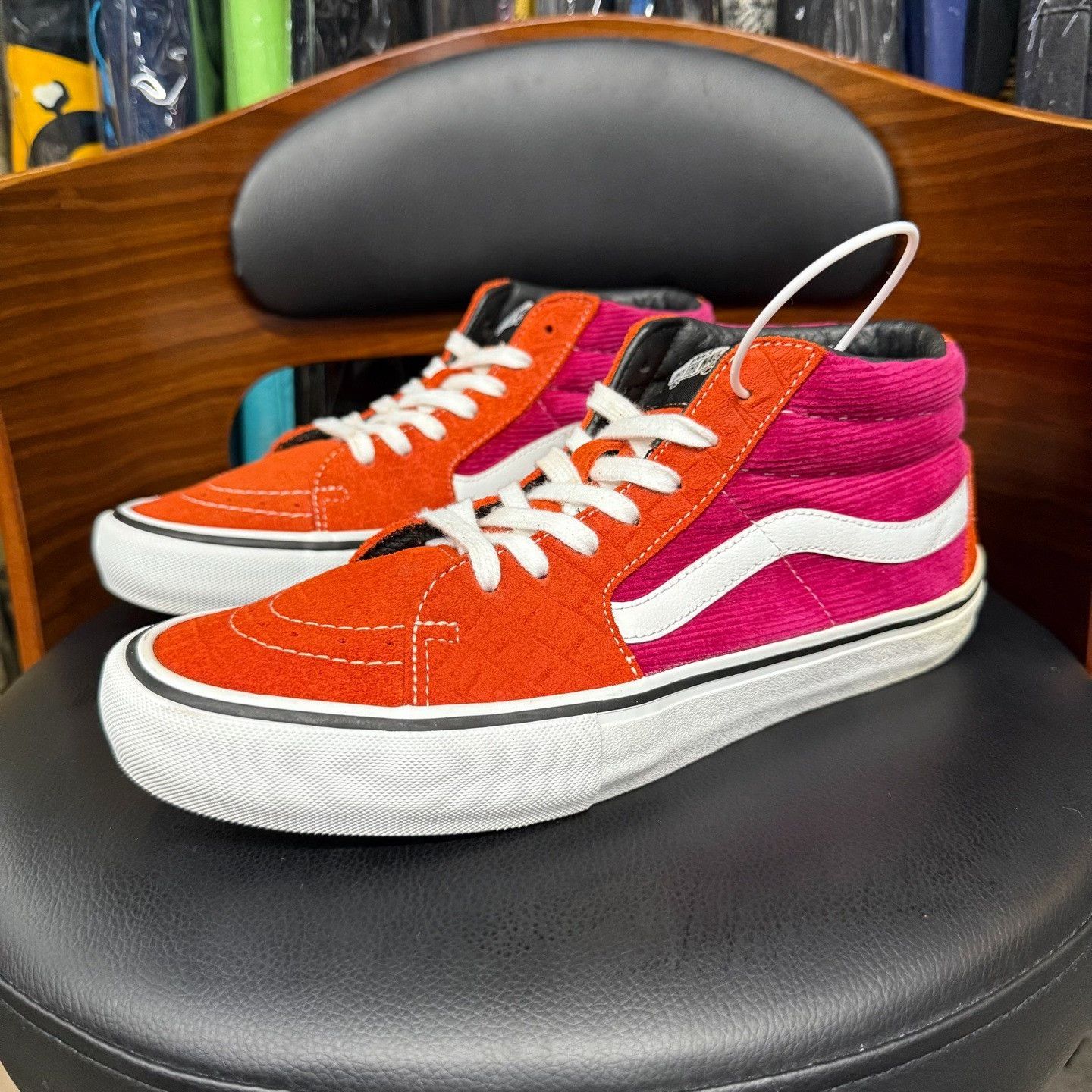 Vans Vans Collab Red Lowtop Sneakers 9.5 Men Size US 9.5 / EU 42-43 - 1 Thumbnail
