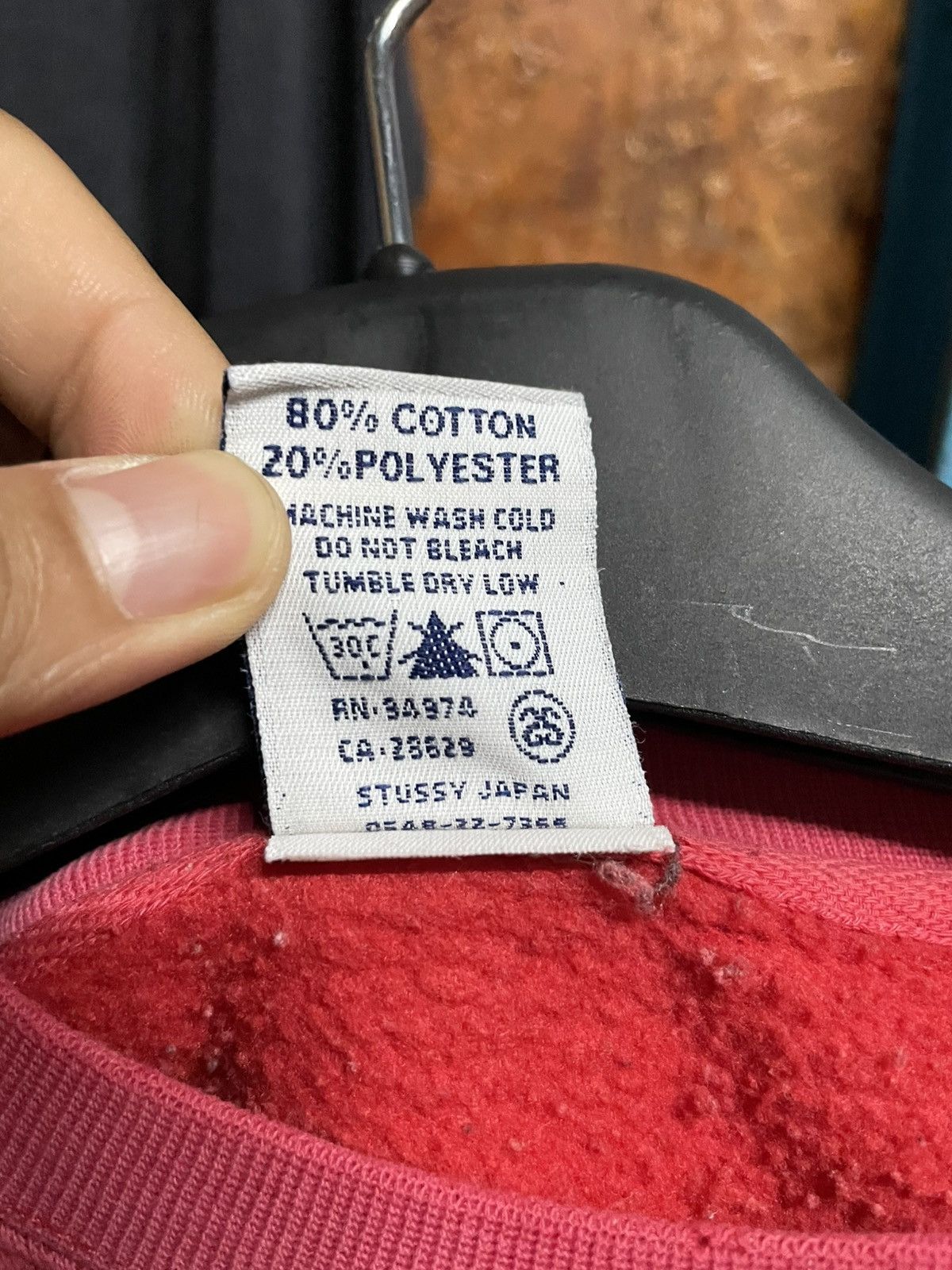 Vintage 90s Stussy built for the long haul sweatshirt