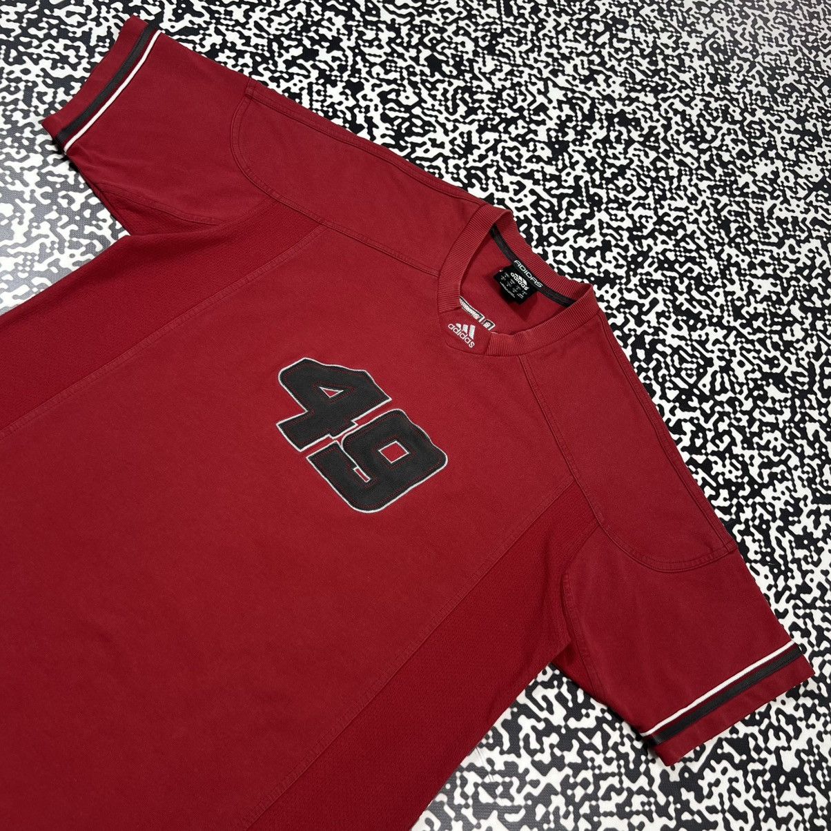 Adidas Vintage Y2K Adidas 49 Logo Retro Rugby Style Sport T-shirt Size US S / EU 44-46 / 1 - 6 Thumbnail