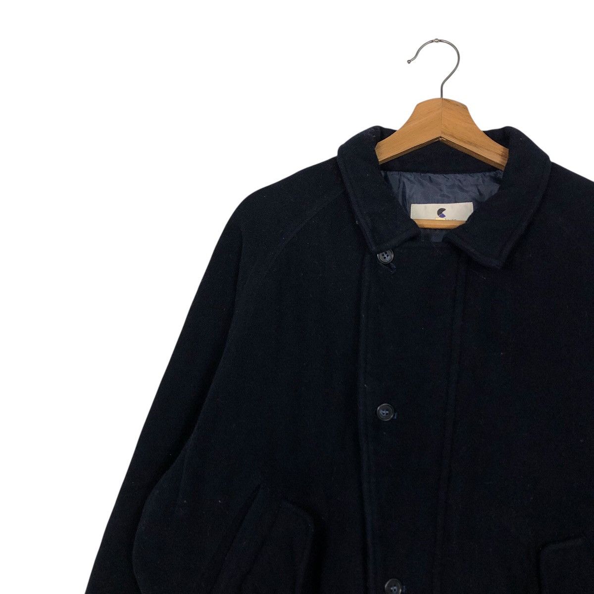 Japanese Brand 📌Vintage Wool Bomber Jacket Cittafascino Issey Miyake Size US M / EU 48-50 / 2 - 9 Thumbnail
