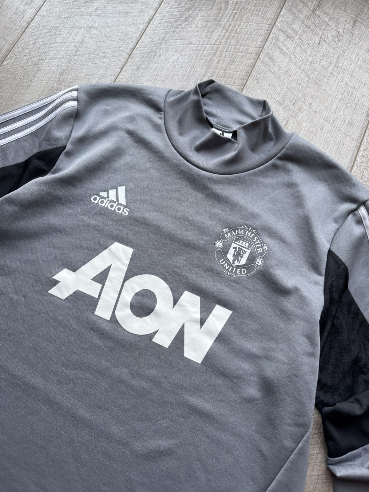 Adidas Adidas Manchester United Long Sleeve Soccer Jersey T-Shirt Size US L / EU 52-54 / 3 - 2 Thumbnail