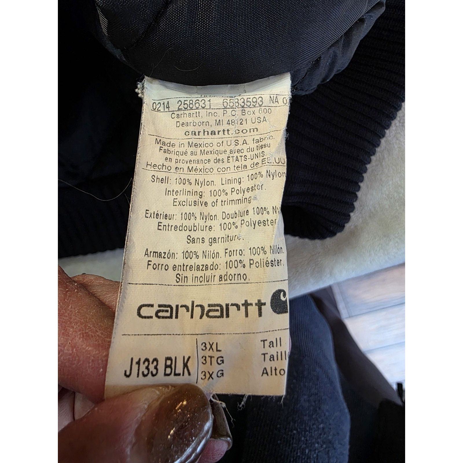 Carhartt Carhartt Extremes J133 Black Men's Size 3XL Full Zip Size US XXL / EU 58 / 5 - 6 Thumbnail
