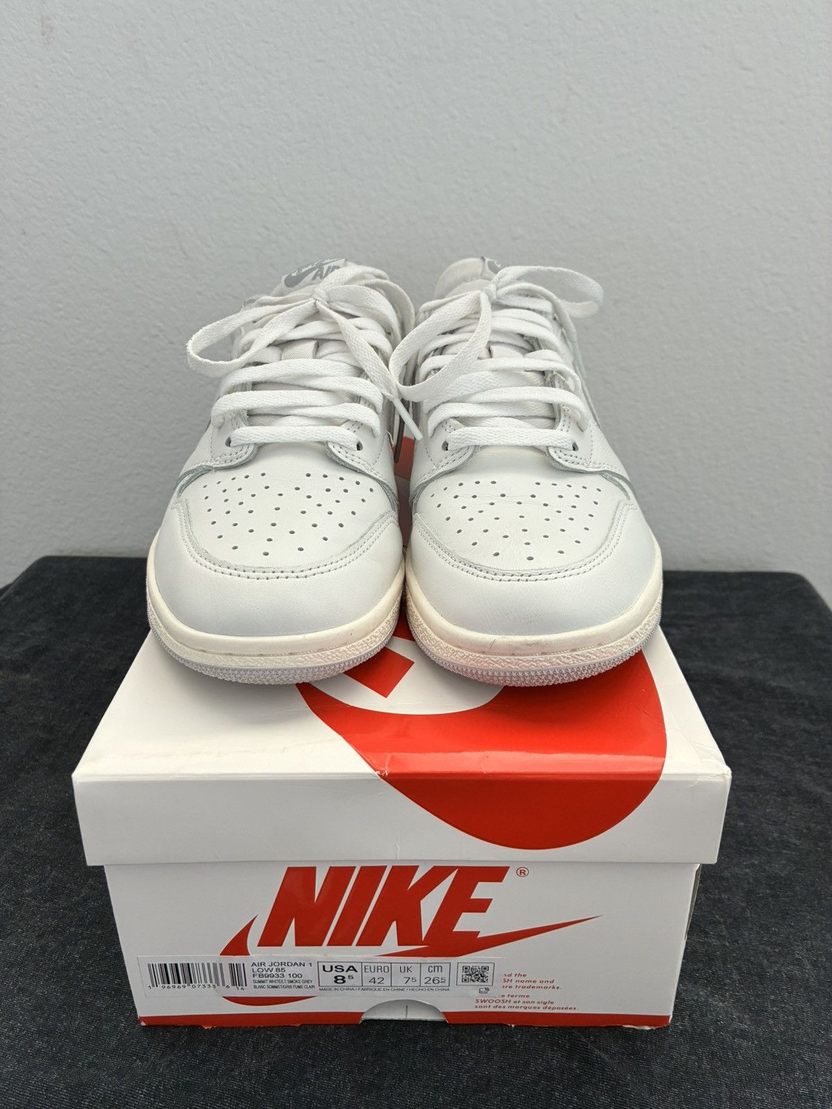 Jordan Brand Air Jordan 1 Retro Low ‘85 Neutral Grey Size US 8.5 / EU 41-42 - 5 Thumbnail