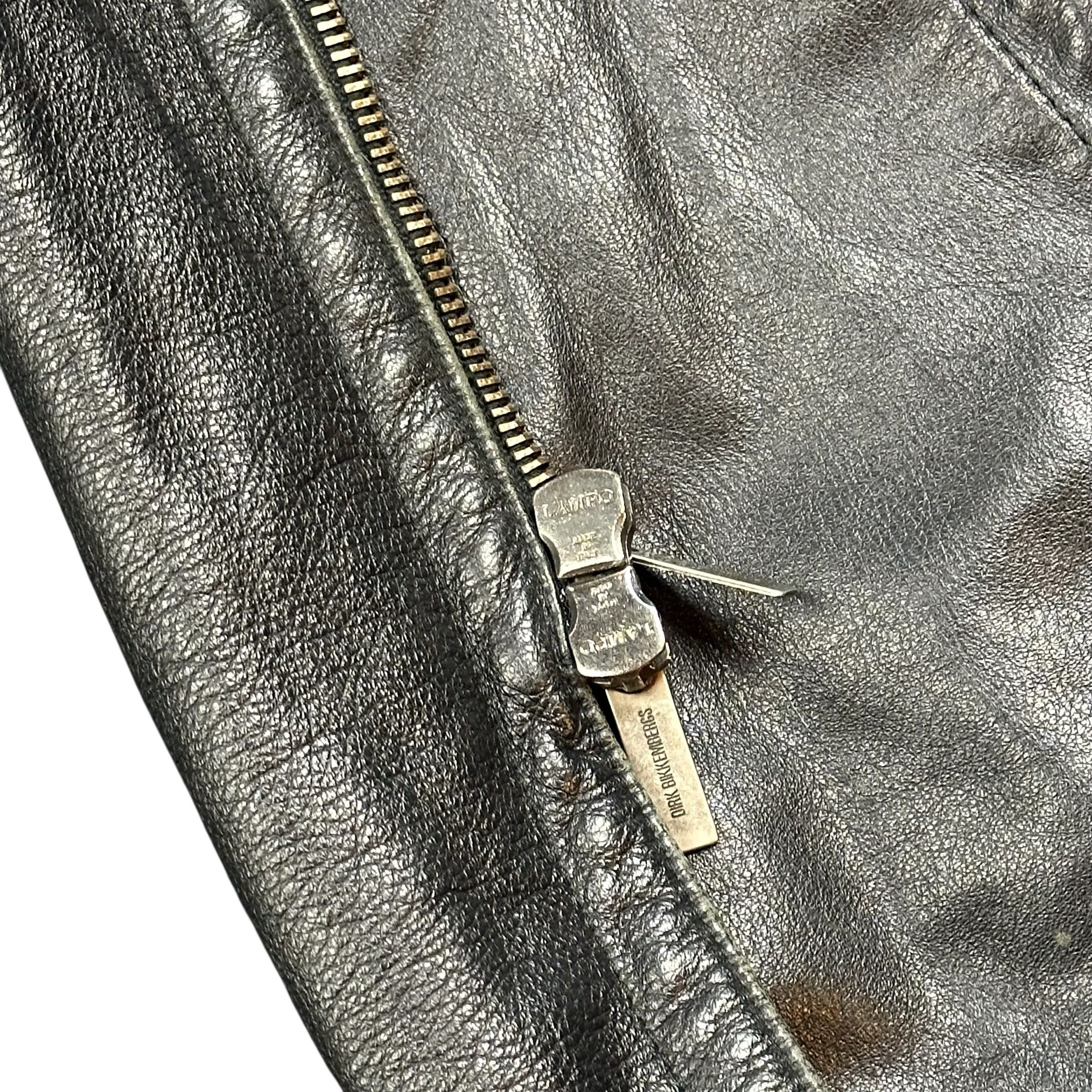Dirk Bikkembergs Bikkembergs Matrix Leather Jacket Size US XL / EU 56 / 4 - 6 Thumbnail