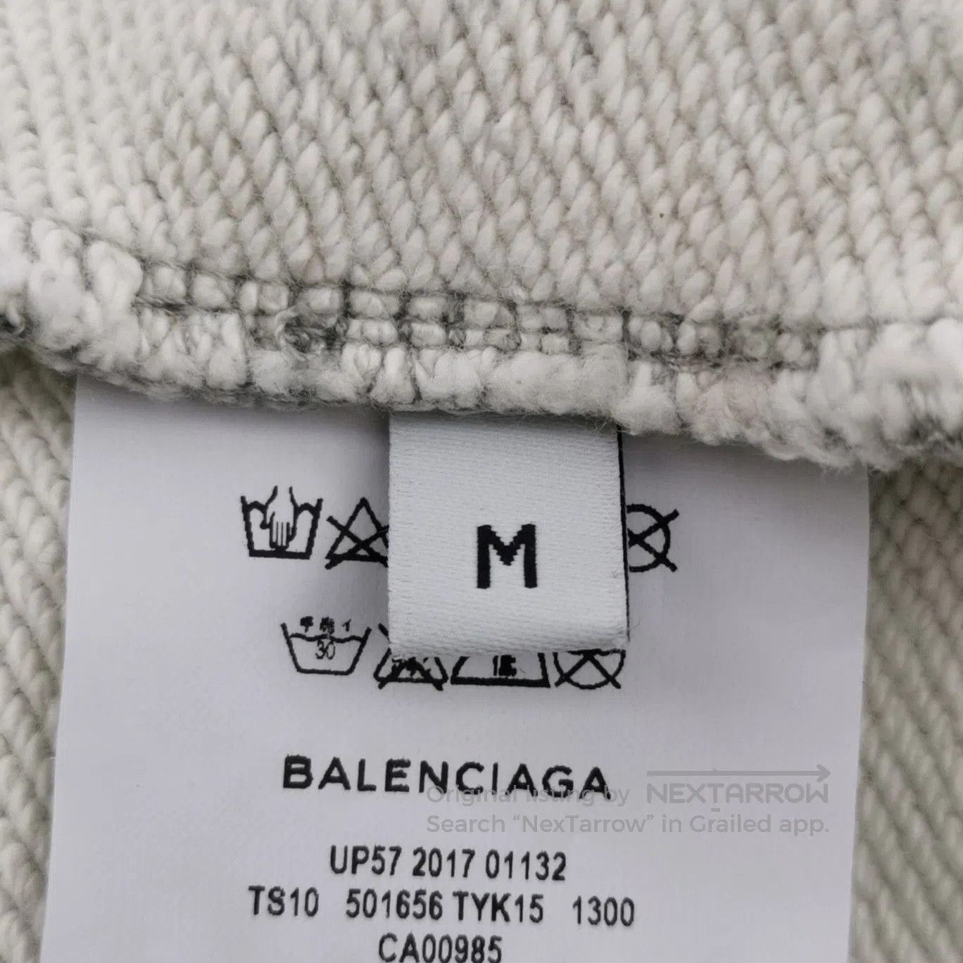 Balenciaga Balenciaga M Size Logo Print Cotton Hoodie. Size M / US 6-8 / IT 42-44 - 6 Thumbnail