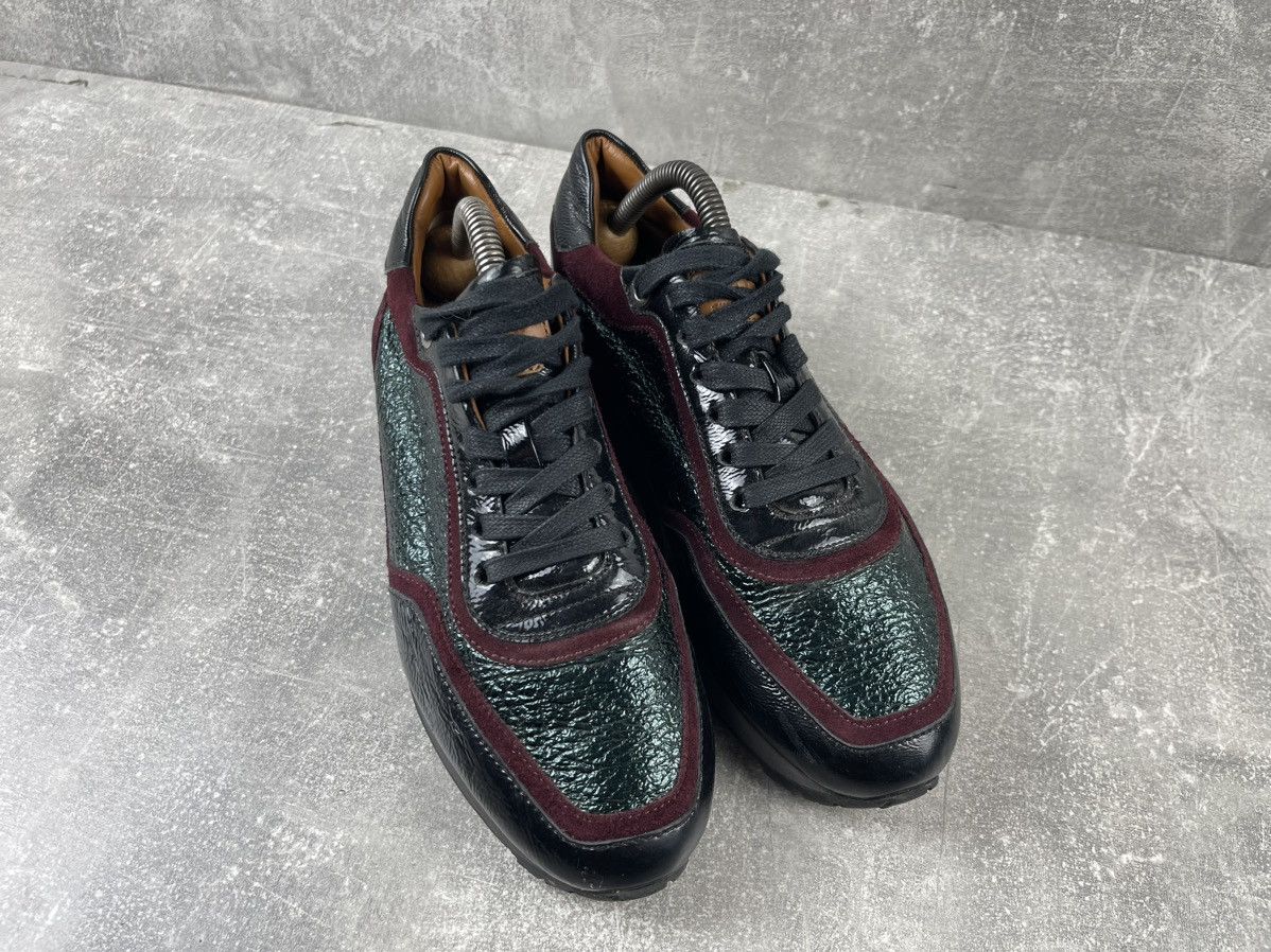 Bally Bally Future Shiny Leather Multicolor Sneakers Shoes Size US 6.5 / IT 36.5 - 3 Thumbnail