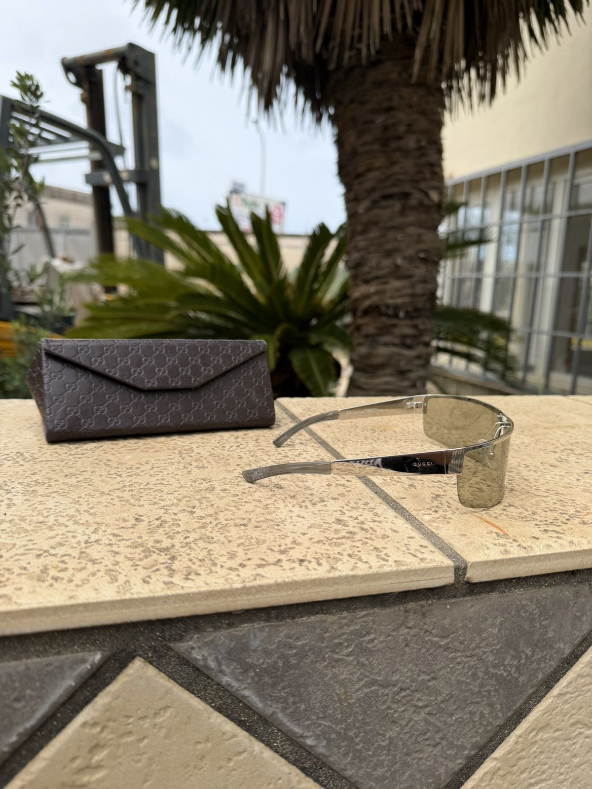 Gucci Gucci Sunglasses GG 1725/S Silver Size ONE SIZE - 4 Thumbnail