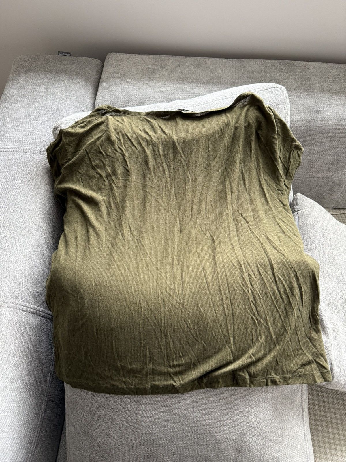 Balmain Rare Pierre Balmain 2012 Graphic Khaki T-Shirt Sz Oversize M Size US M / EU 48-50 / 2 - 7 Thumbnail
