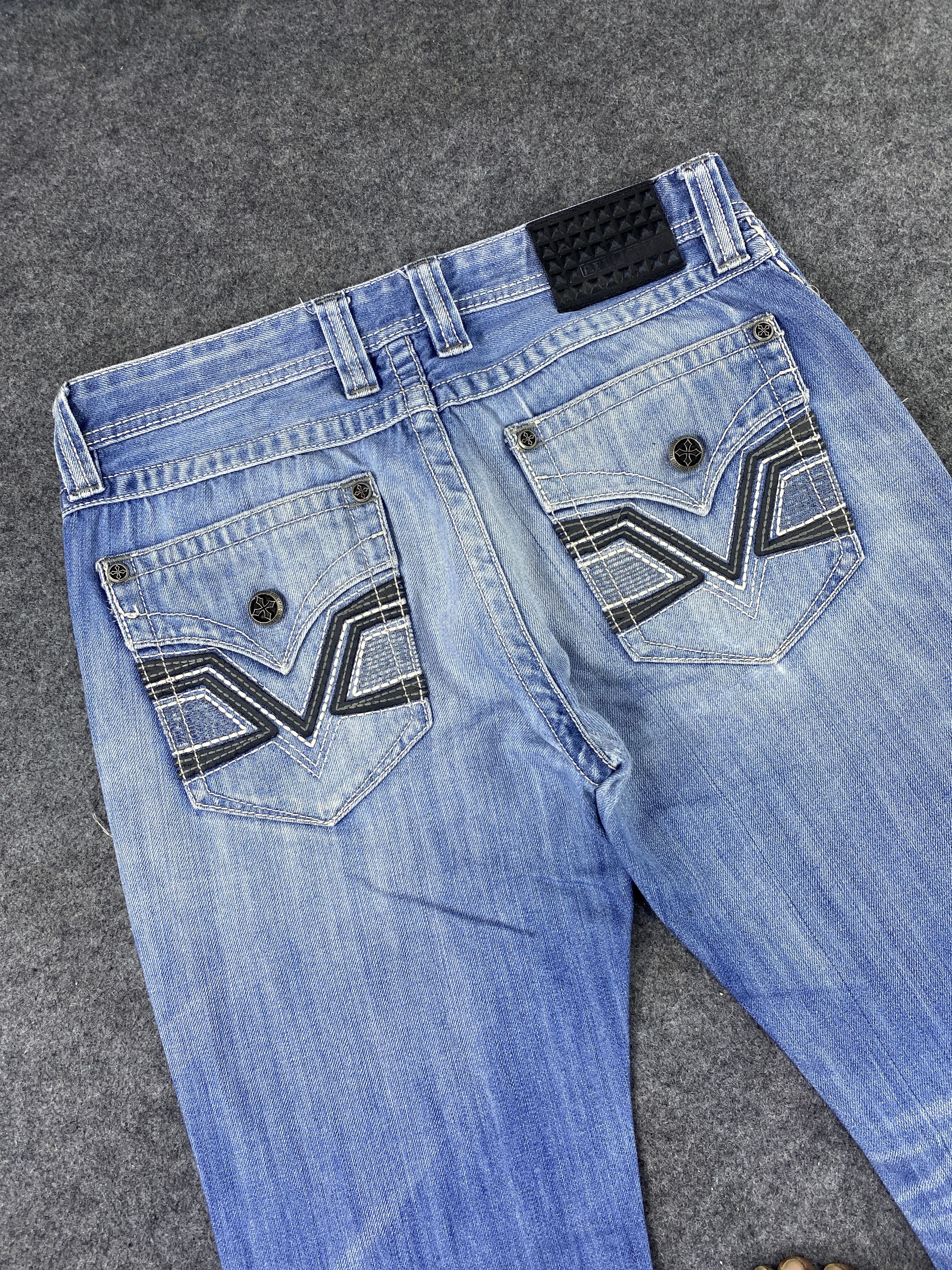 Affliction Affliction ACE Blue Wash Jeans - J978 Size US 34 / EU 50 - 5 Thumbnail