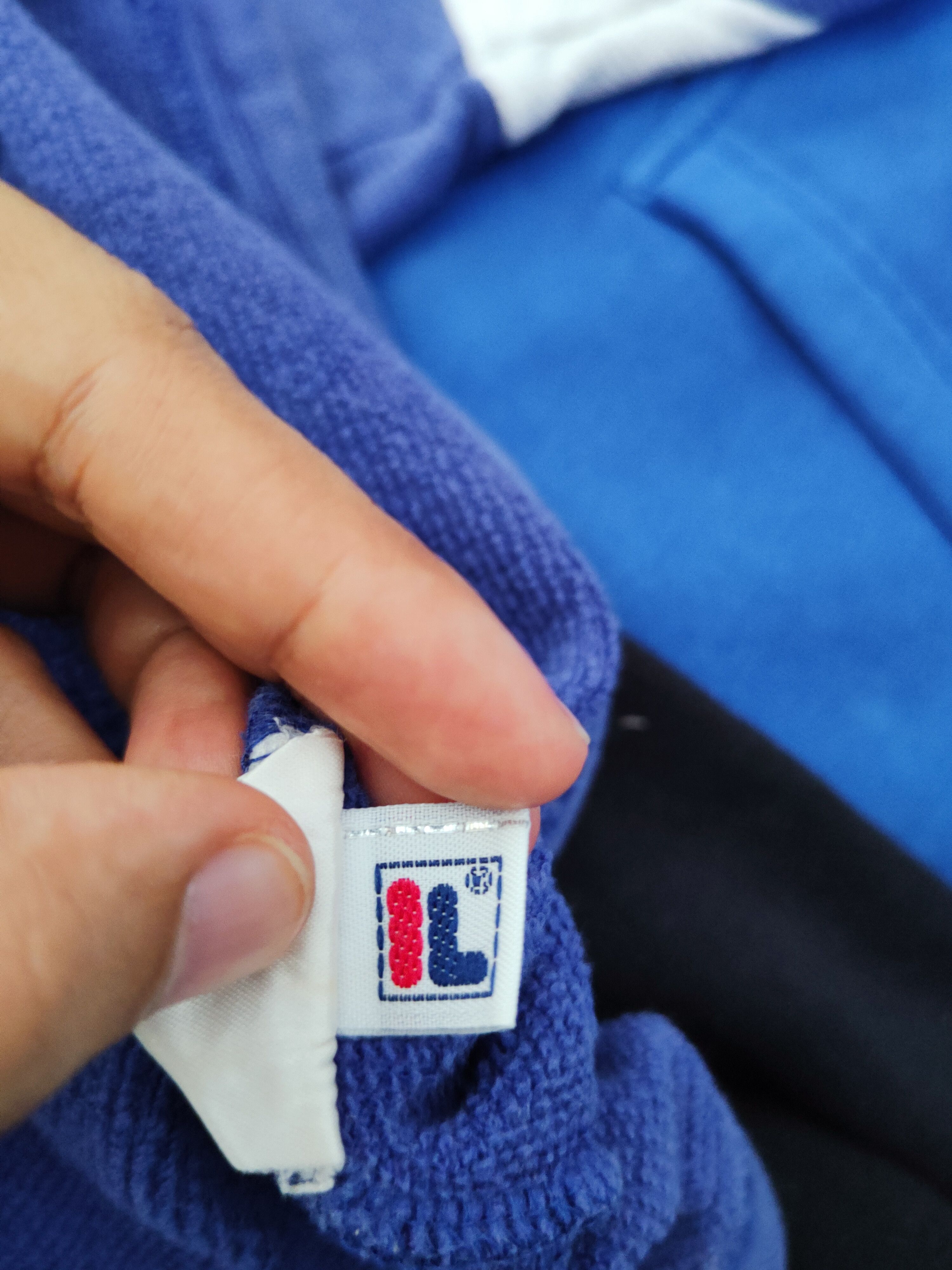 Fila × Vintage Vintage 💥 Fila Blue Sweatshirts Sweater Size US L / EU 52-54 / 3 - 12 Thumbnail