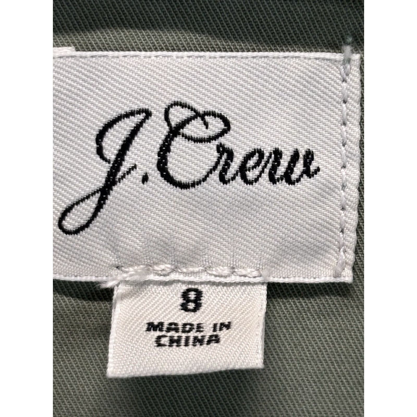 J.Crew J.CREW Foundry Chino Short Coveralls Women’s Size 8 Green Belted One Piece Size 30" / US 8 / IT 44 - 5 Thumbnail
