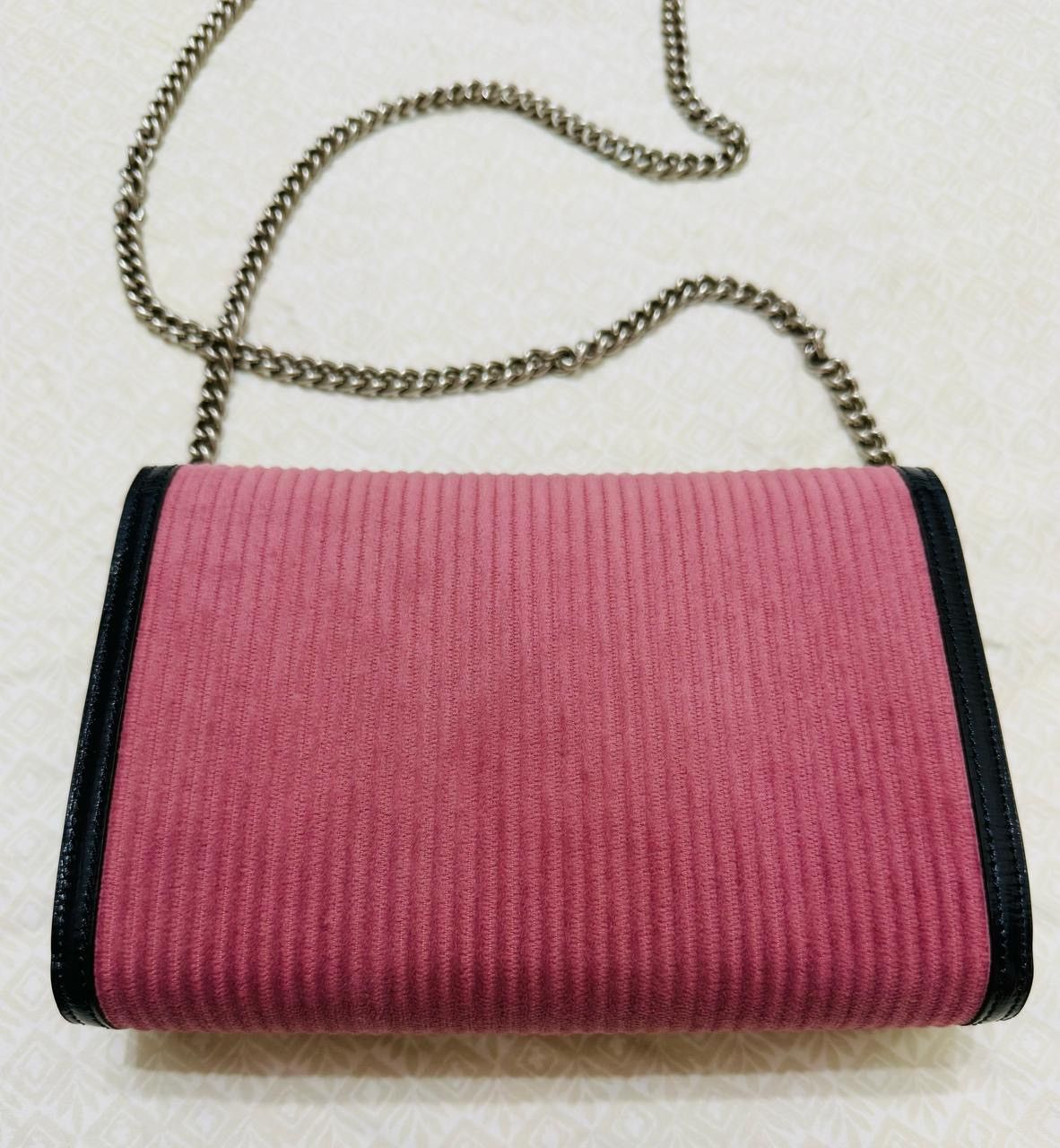 Gucci Gucci Dionysus Rare Pink Suede Size ONE SIZE - 10 Thumbnail