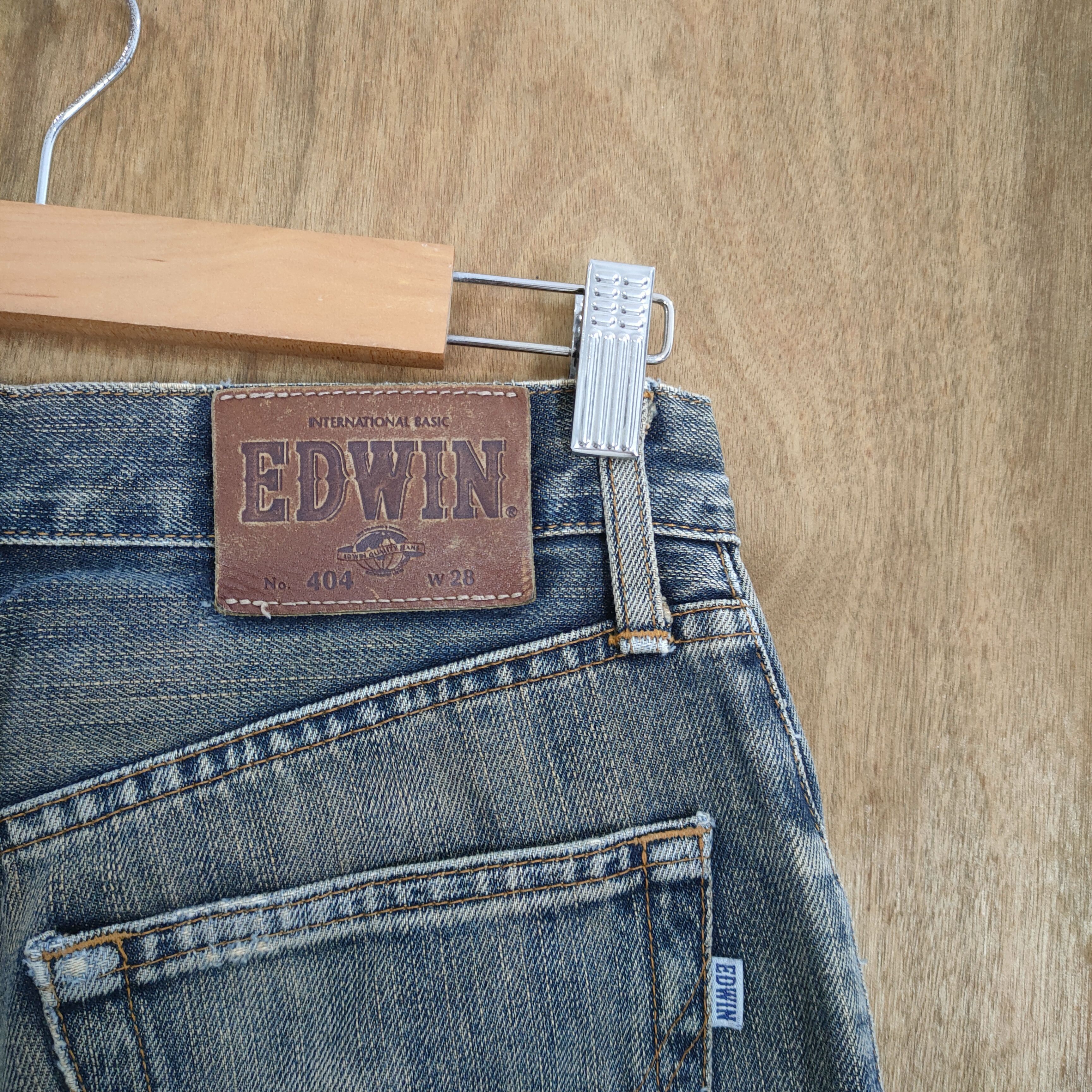Edwin VINTAGE JAPAN EDWIN DISTRESSED JEANS PANTS Size US 28 / EU 44 - 11 Thumbnail