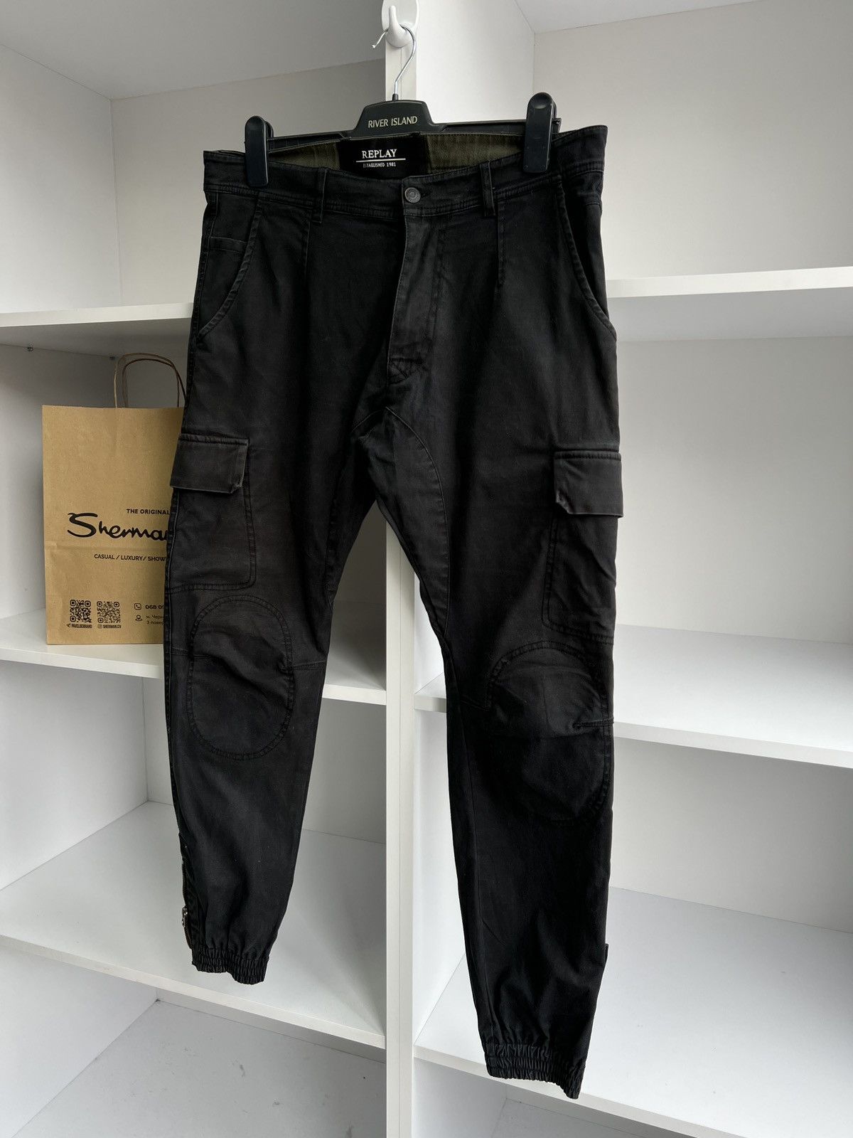 Replay × Vintage Vintage Replay Cargo street wear pants Size US 33 - 4 Thumbnail