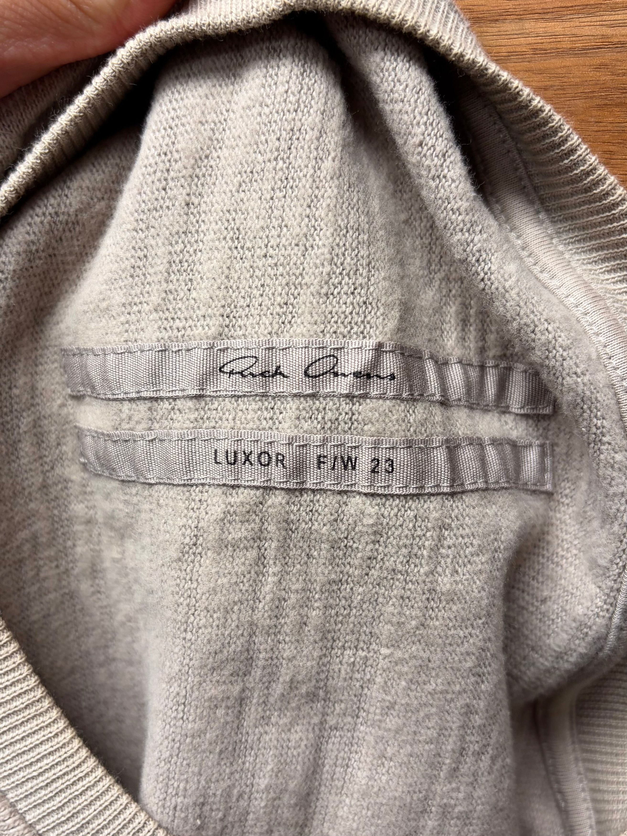 Rick Owens AW2023 Rick Owens ‘Luxor’ Dust Sweatshirt Size US L / EU 52-54 / 3 - 4 Thumbnail