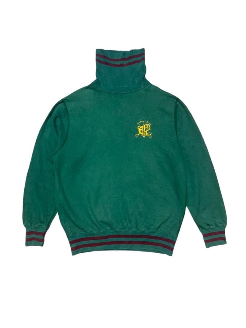 Ralph Lauren Vintage PRLC Turtleneck Sweatshirt Size US M / EU 48-50 / 2 - 1 Thumbnail