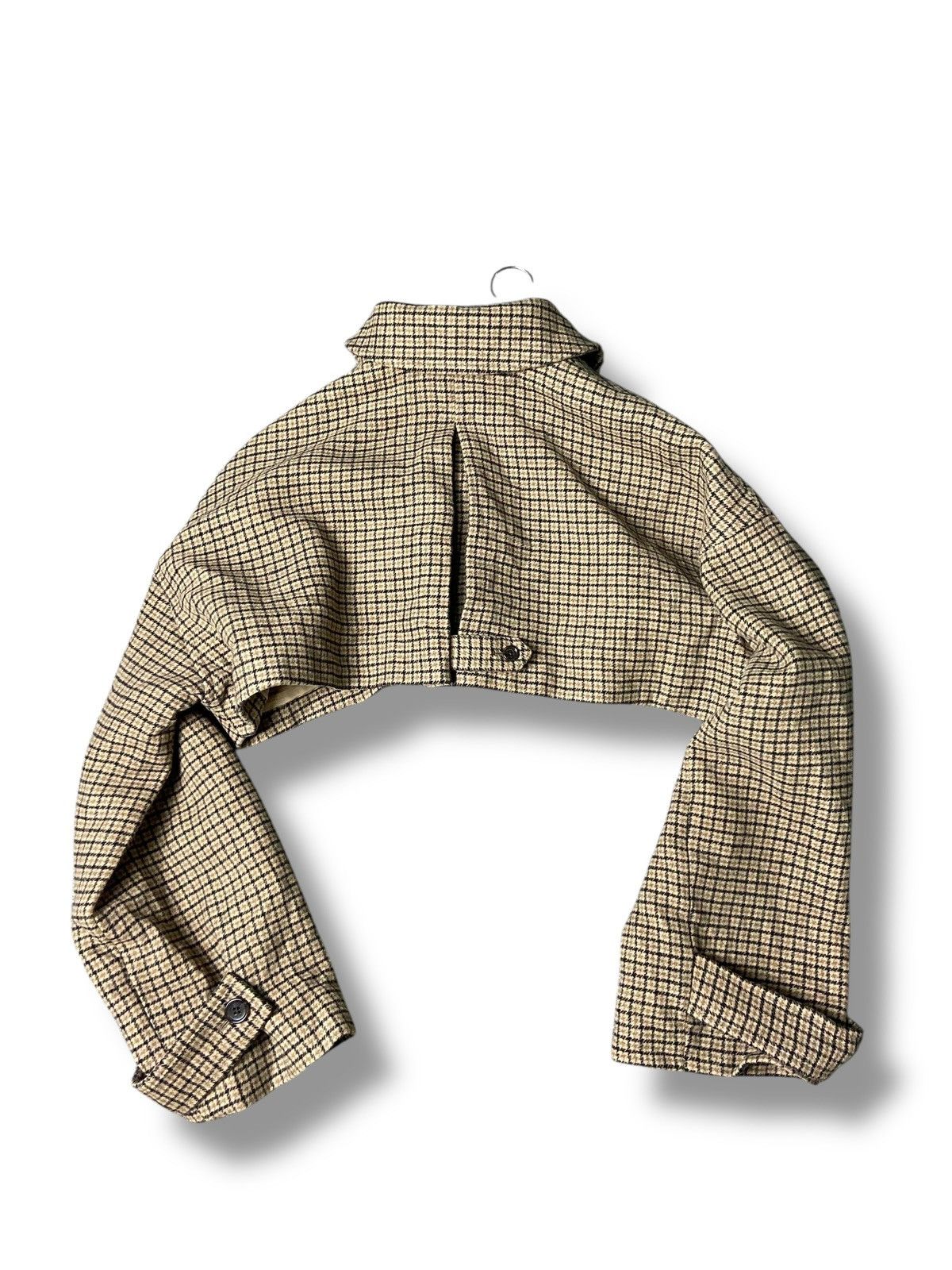 GU GU by Rokh Crop Checkered Jacket (150) Size M / US 6-8 / IT 42-44 - 6 Thumbnail