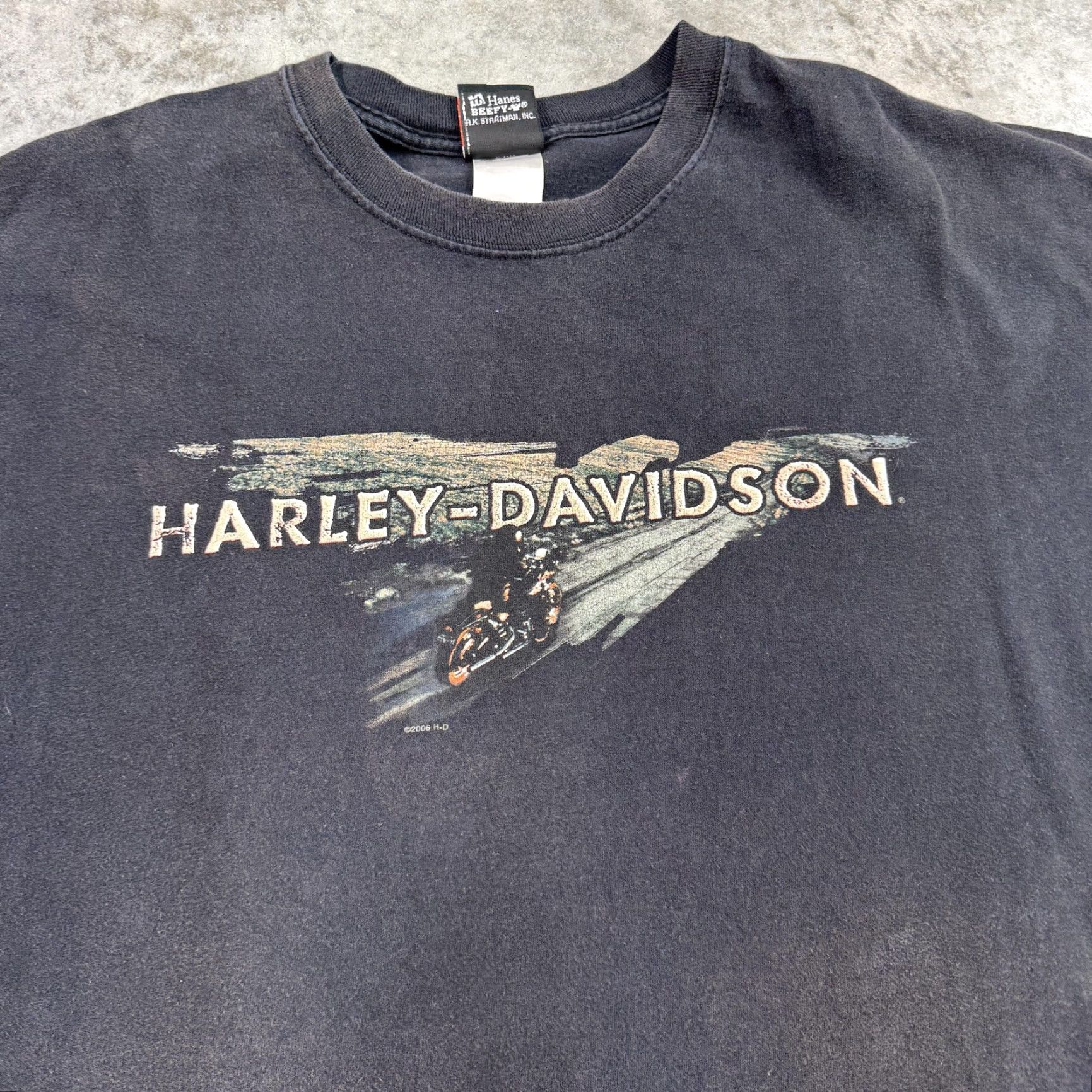 Harley Davidson Harley-Davidson Shirt Mens 3XL Black Grand Canyon Sedona Arizona Motorcycle 2006 Size US XXL / EU 58 / 5 - 2 Thumbnail
