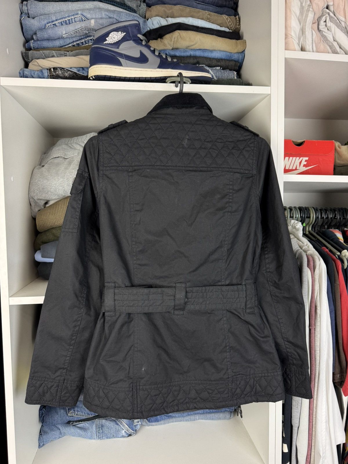 Barbour Barbour International Dera Wax Jacket Women’s Size UK 8 Size S / US 4 / IT 40 - 16 Thumbnail