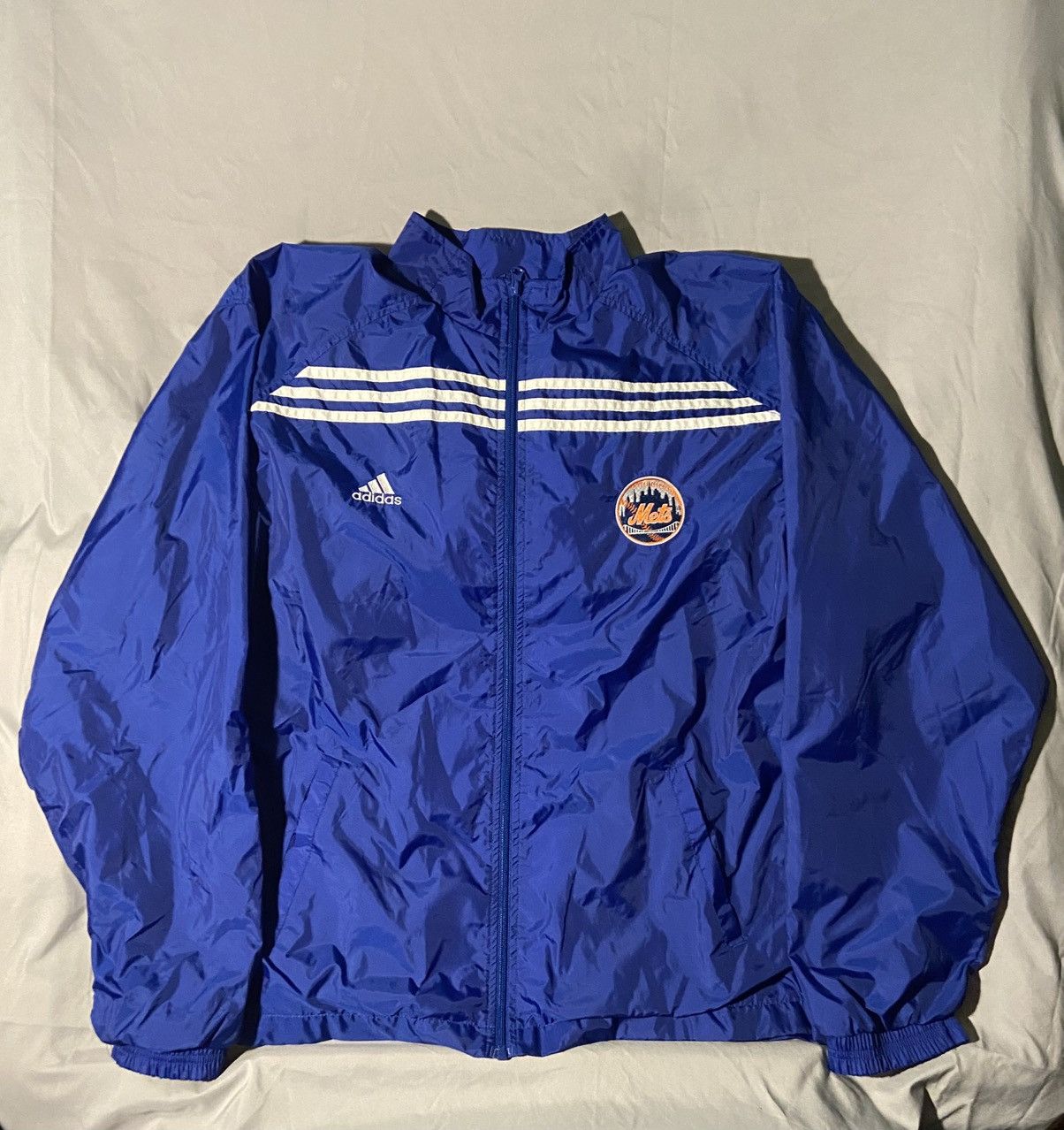 MLB Vintage New York Mets Adidas Windbreaker Size US L / EU 52-54 / 3 - 2 Thumbnail