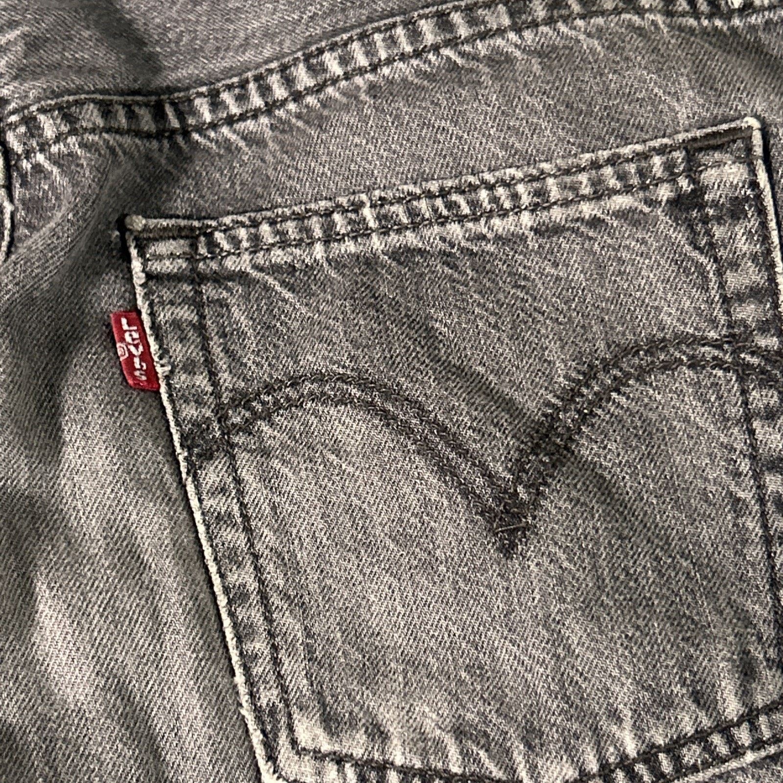 Levi's Levis 501 Straight Jeans Women 32x25 Raw Hem Hamilton Button Size 32" / US 10 / IT 46 - 10 Thumbnail
