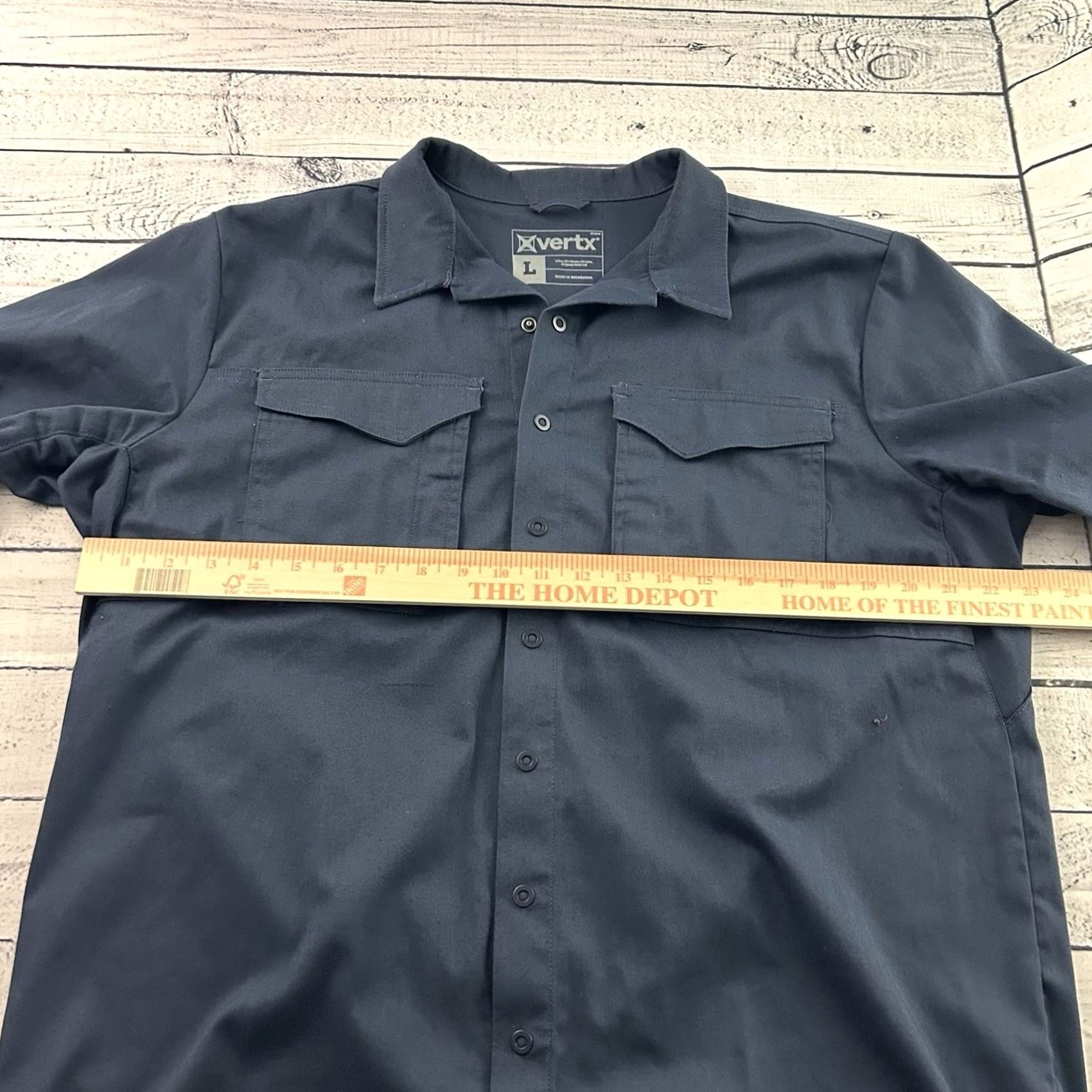 Vintage Vertx Long Sleeve Button-Up Shirt Men's L Blue Size US L / EU 52-54 / 3 - 4 Thumbnail