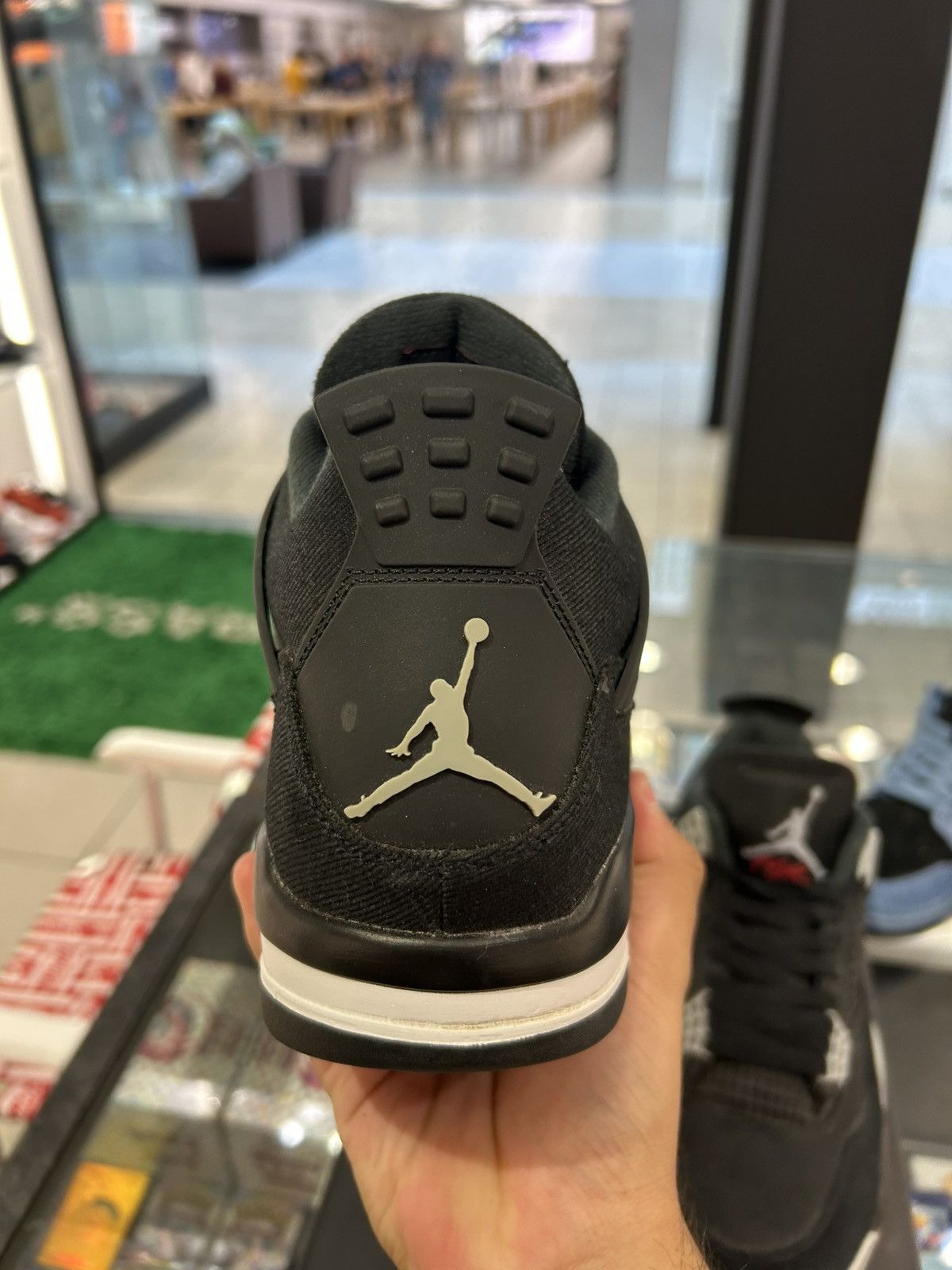 Jordan Brand Jordan 4 black canvas Size US 9.5 / EU 42-43 - 8 Thumbnail