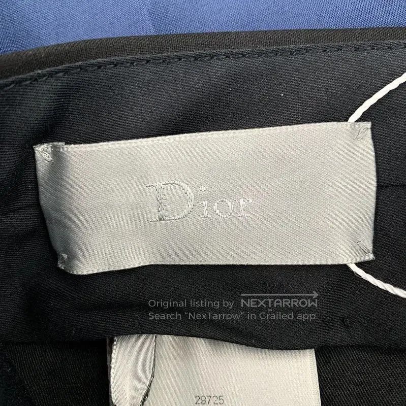 Dior Dior Women's Blue Wool Casual Pants . Size 33" - 5 Thumbnail