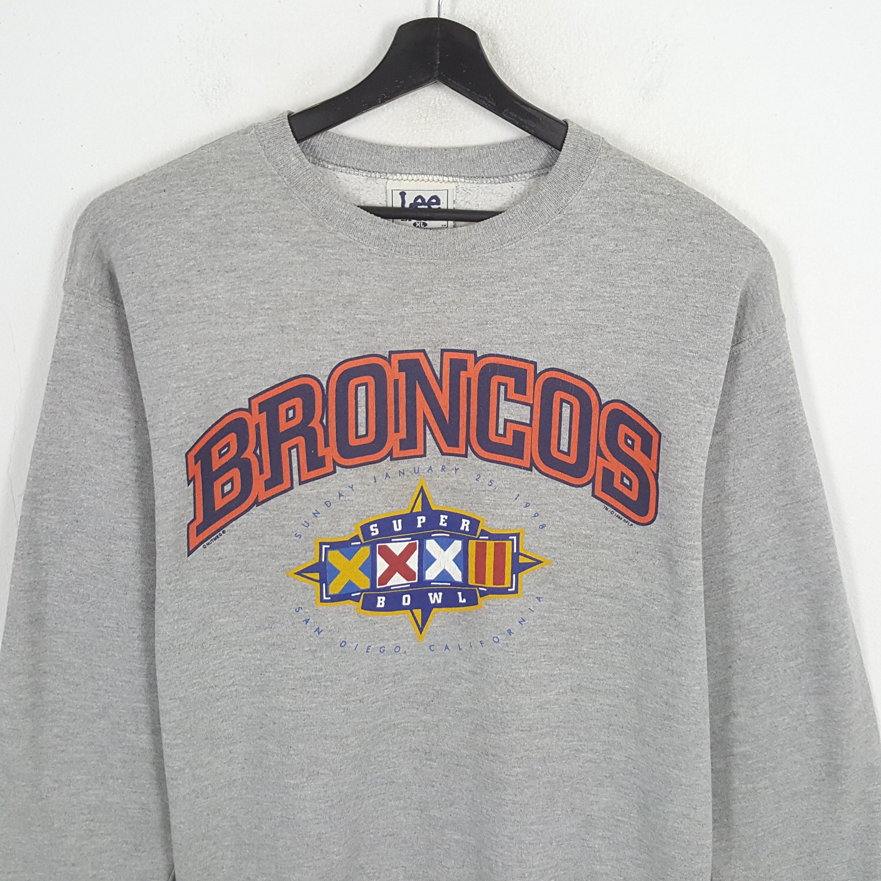 Lee × NFL × Vintage BRONCOS NFL American Football Team LEE Sweatshirt Size US L / EU 52-54 / 3 - 2 Thumbnail