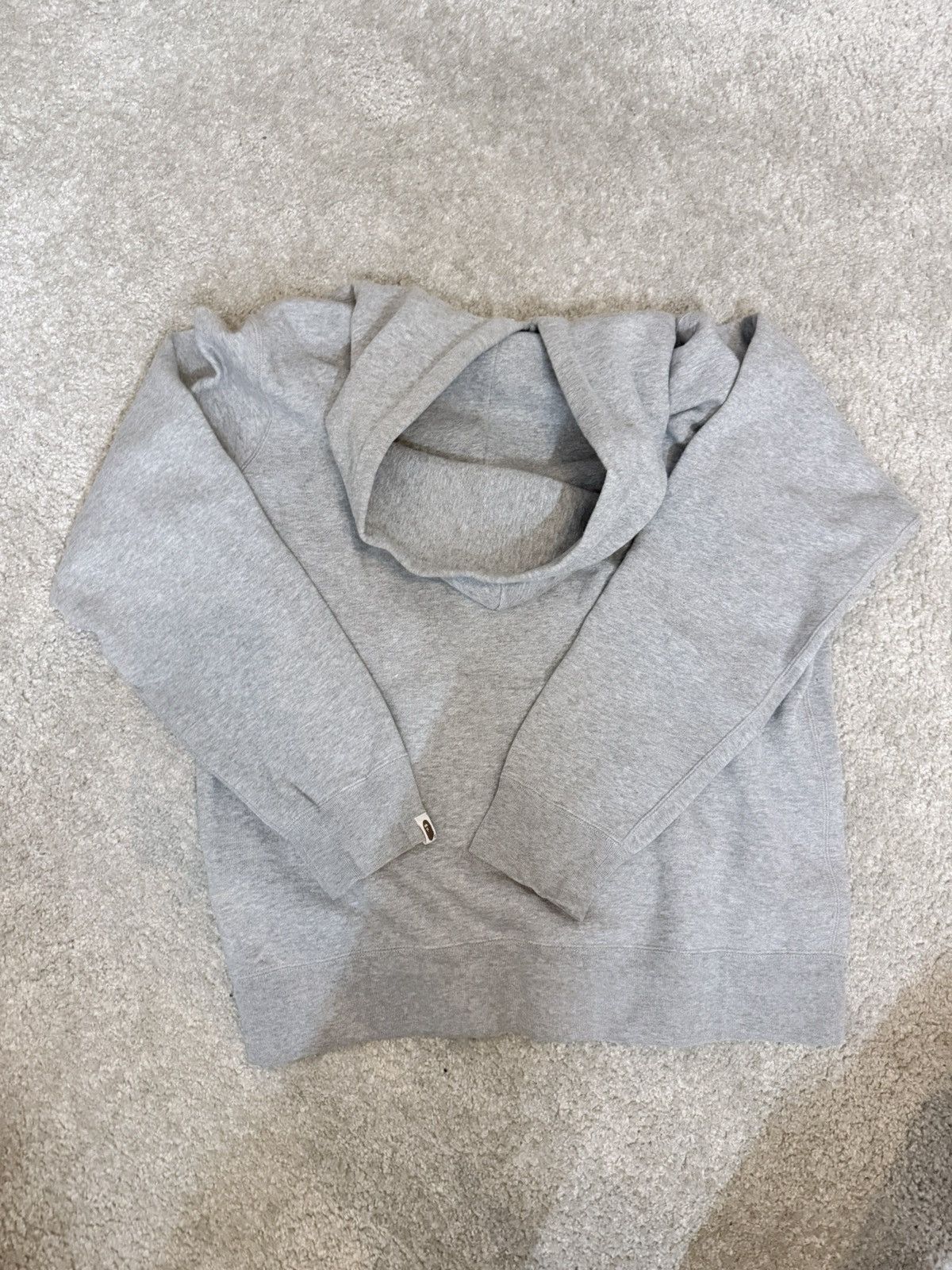 Bape Bape Grey Hoodie College logo New Year 2021 Edition Size US XL / EU 56 / 4 - 4 Thumbnail