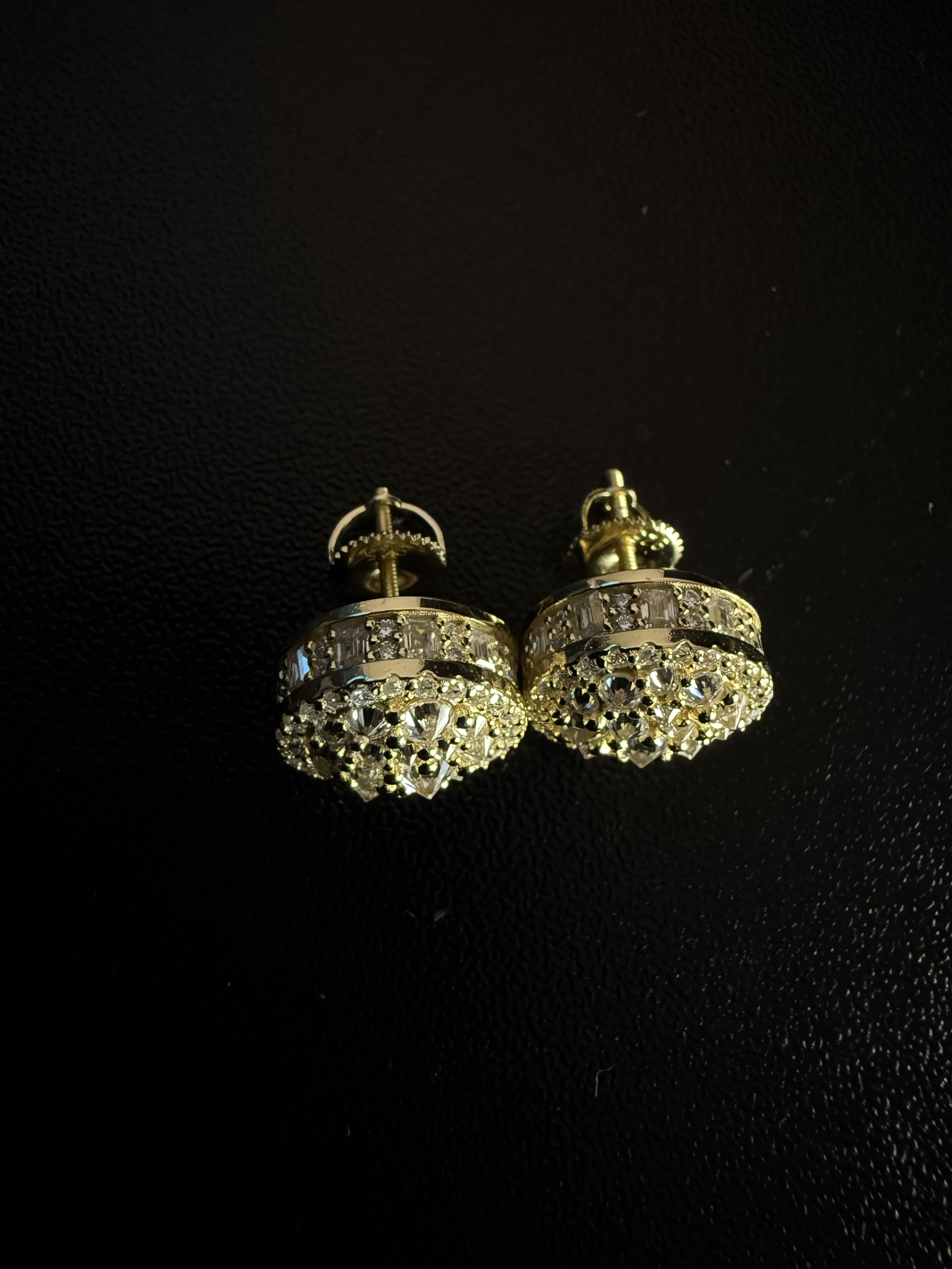 Other Glacier Halo stud moissanite gold plated 925silver earrings Size ONE SIZE - 6 Thumbnail