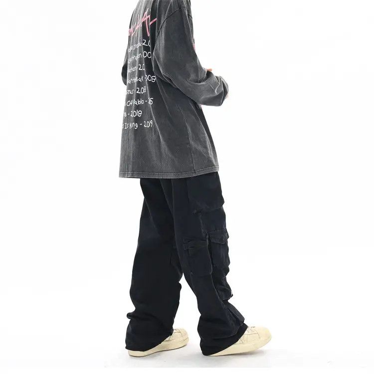Japanese Brand × Jean Black Cargo Pants Size US 34 / EU 50 - 4 Thumbnail