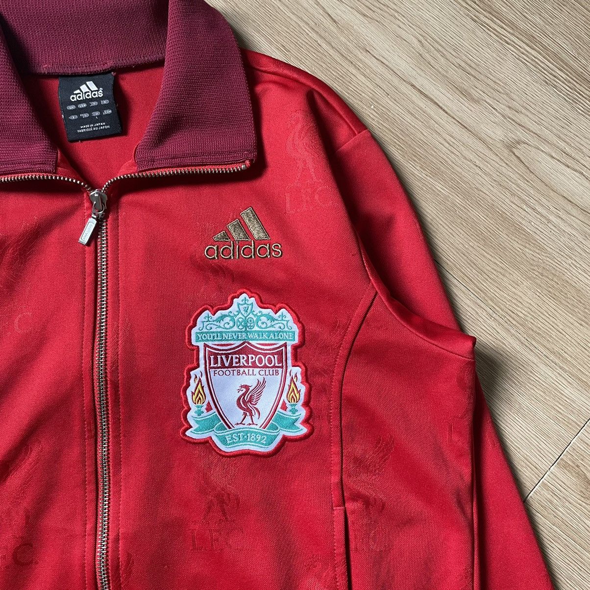 Adidas Vintage Adidas Liverpool FC Soccer Track Tops Zip Jacket Y2K Size US S / EU 44-46 / 1 - 7 Thumbnail