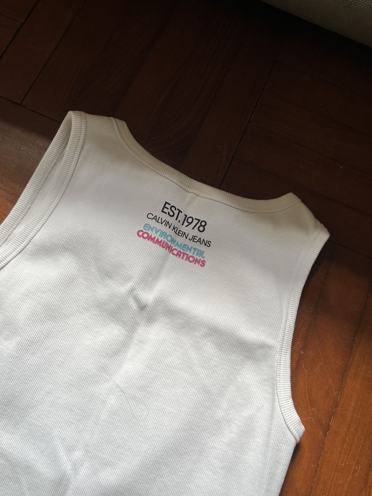 Calvin Klein × Calvin Klein 205W39NYC × Raf Simons calvin klein jeans est 1978 tank Size US M / EU 48-50 / 2 - 4 Thumbnail