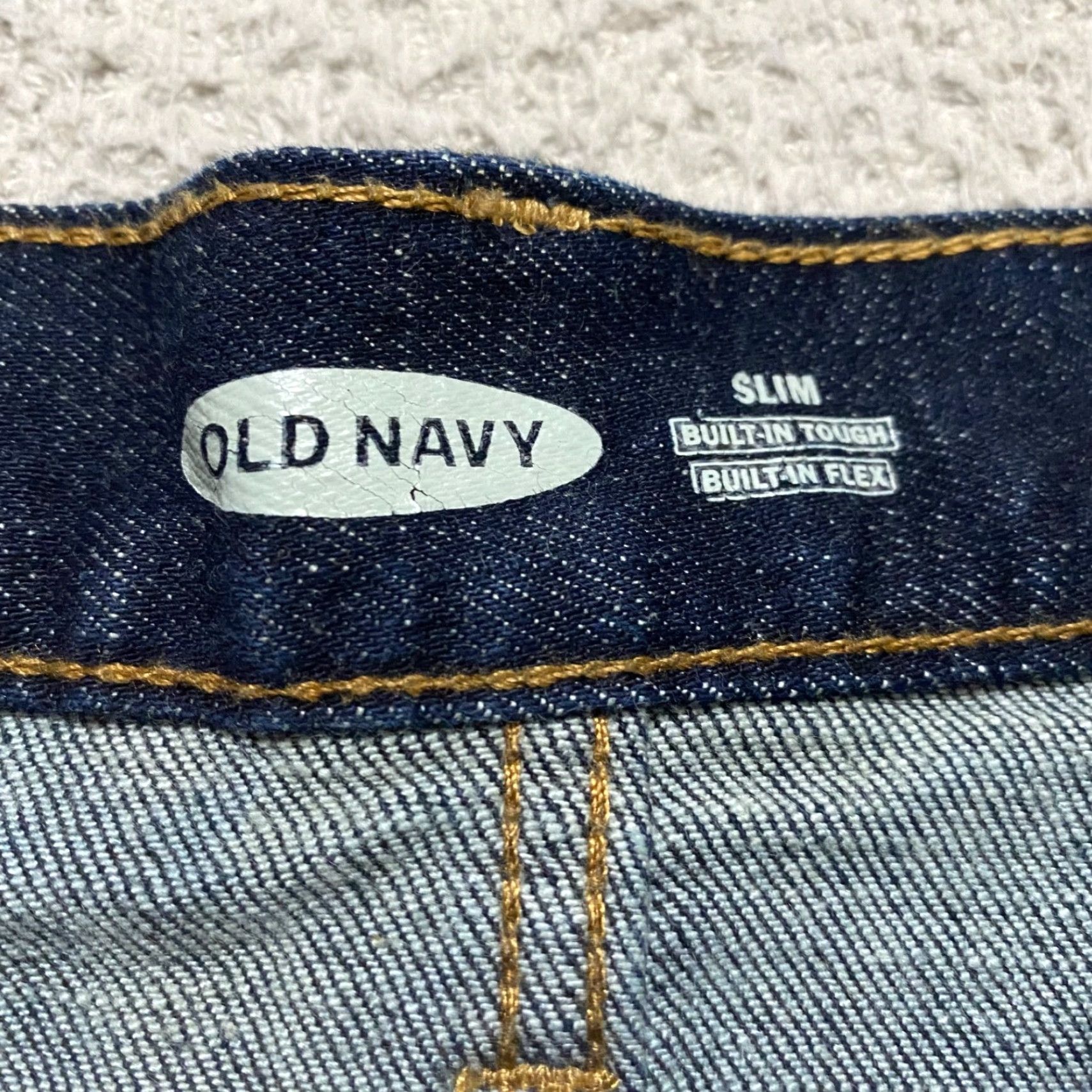 Old Navy Old Navy Jeans Mens 30x30 Blue Denim Dark Wash Slim Fit Straight Leg Mid Rise Shirt Mens Jeans Blue Dark Wash Classic Denim Slim Straight 30x30 Mens Size US 30 / EU 46 - 3 Thumbnail