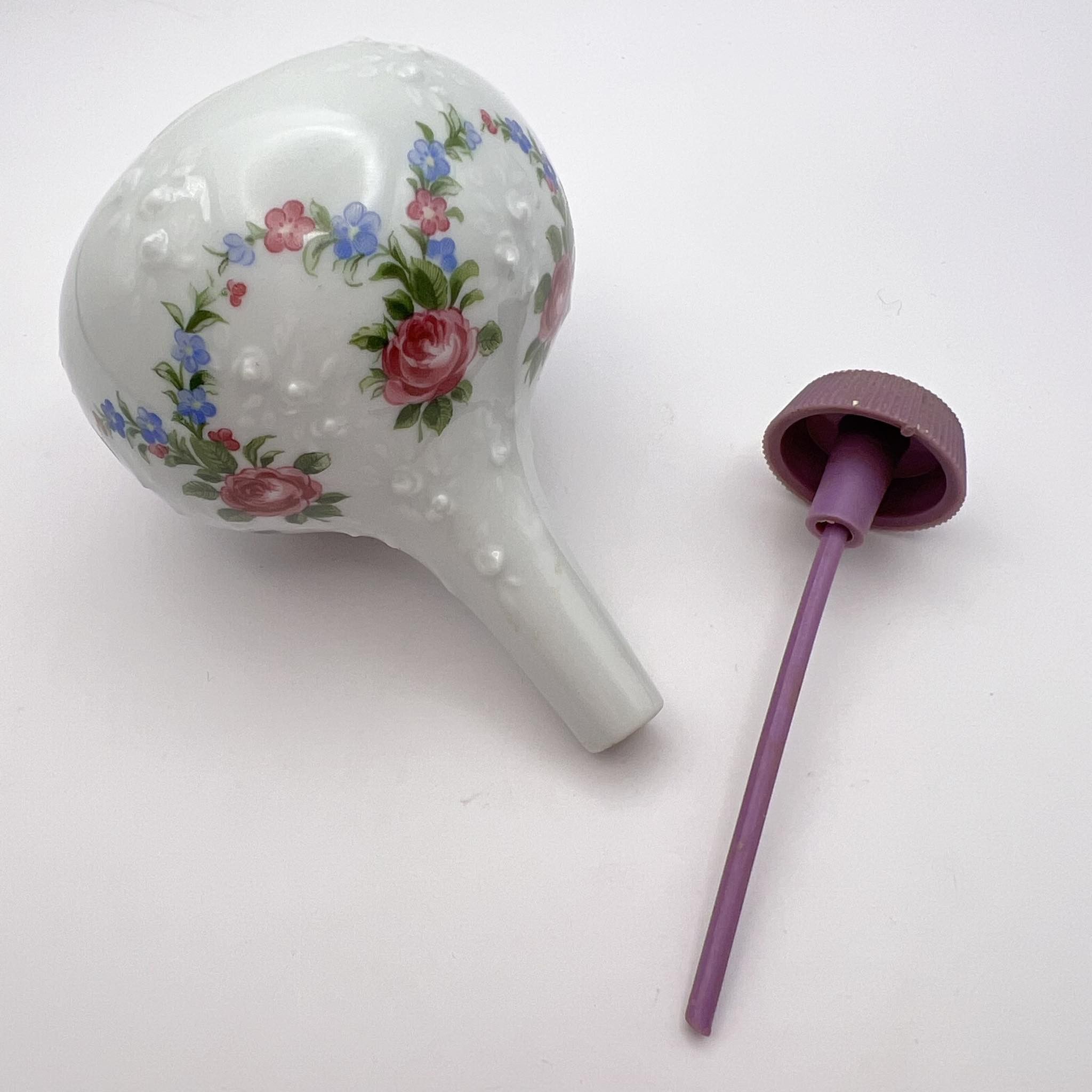 Vintage Antique Wallendorf 1764 Porcelain Perfume Bottle flask Size ONE SIZE - 7 Thumbnail