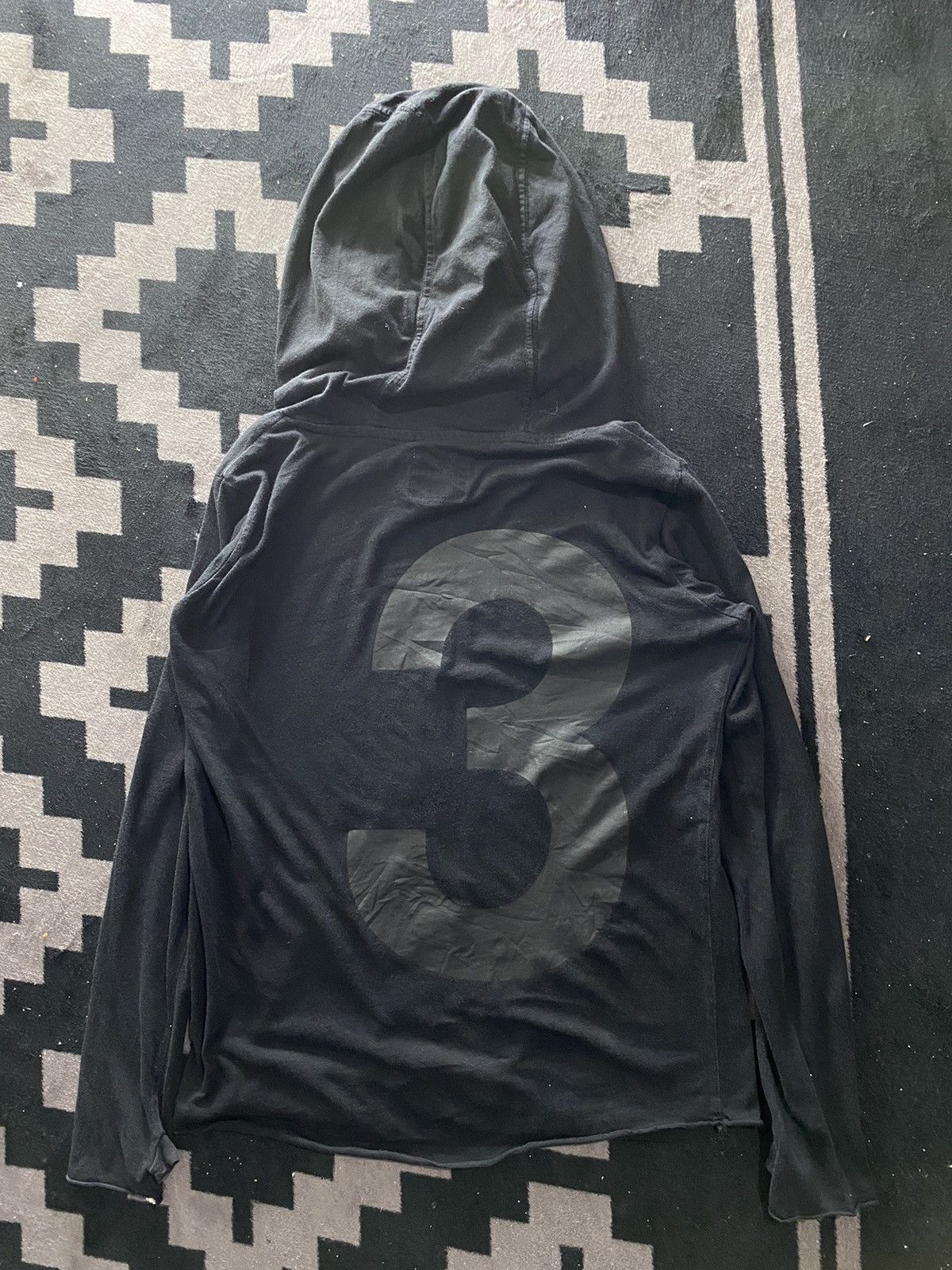 If Six Was Nine × Japanese Brand × Le Grande Bleu (L.G.B.) Ppfm style nununu Number 3 ninja hoodie Size US XS / EU 42 / 0 - 2 Thumbnail