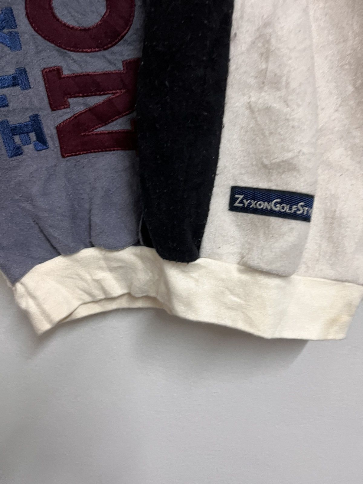 Original Penguin 💥Vintage 90s Munsingwear Zyxon Golf Fleece Size US M / EU 48-50 / 2 - 8 Thumbnail