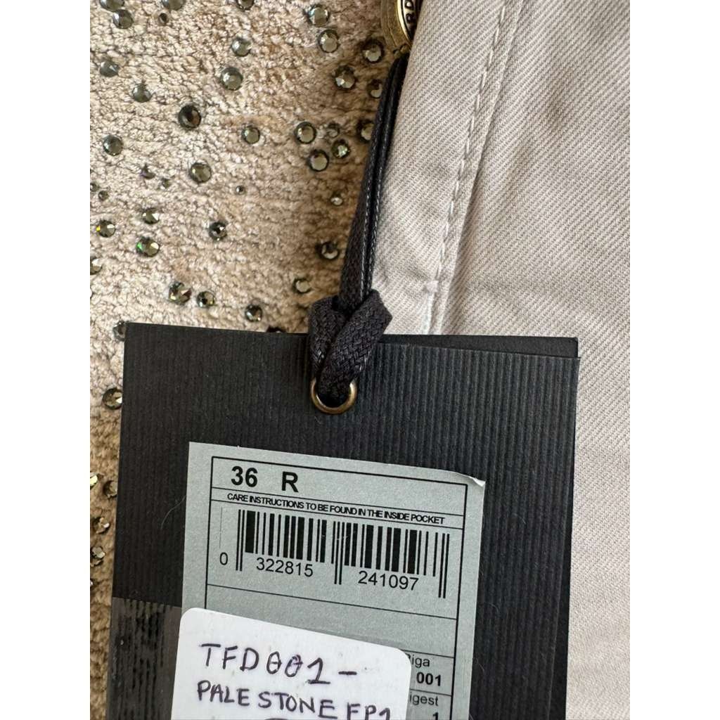 Tom Ford o1rshd1 Slim Fit Corduroy Jeans in Pale Stone Size US 36 / EU 52 - 7 Thumbnail