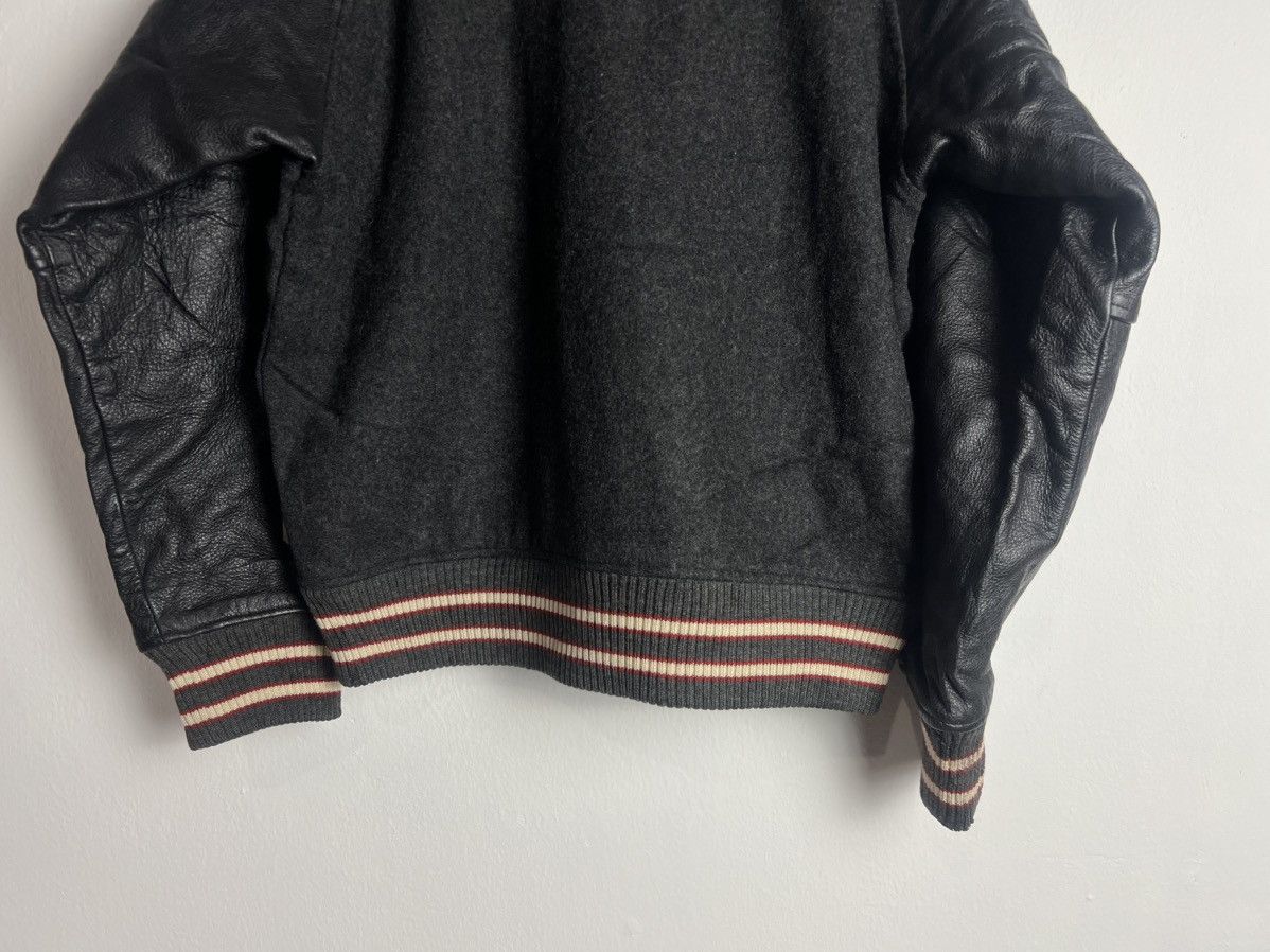 Japanese Brand Vintage Japan House of Blue Wool Leather Varsity JAcket Size US M / EU 48-50 / 2 - 9 Thumbnail