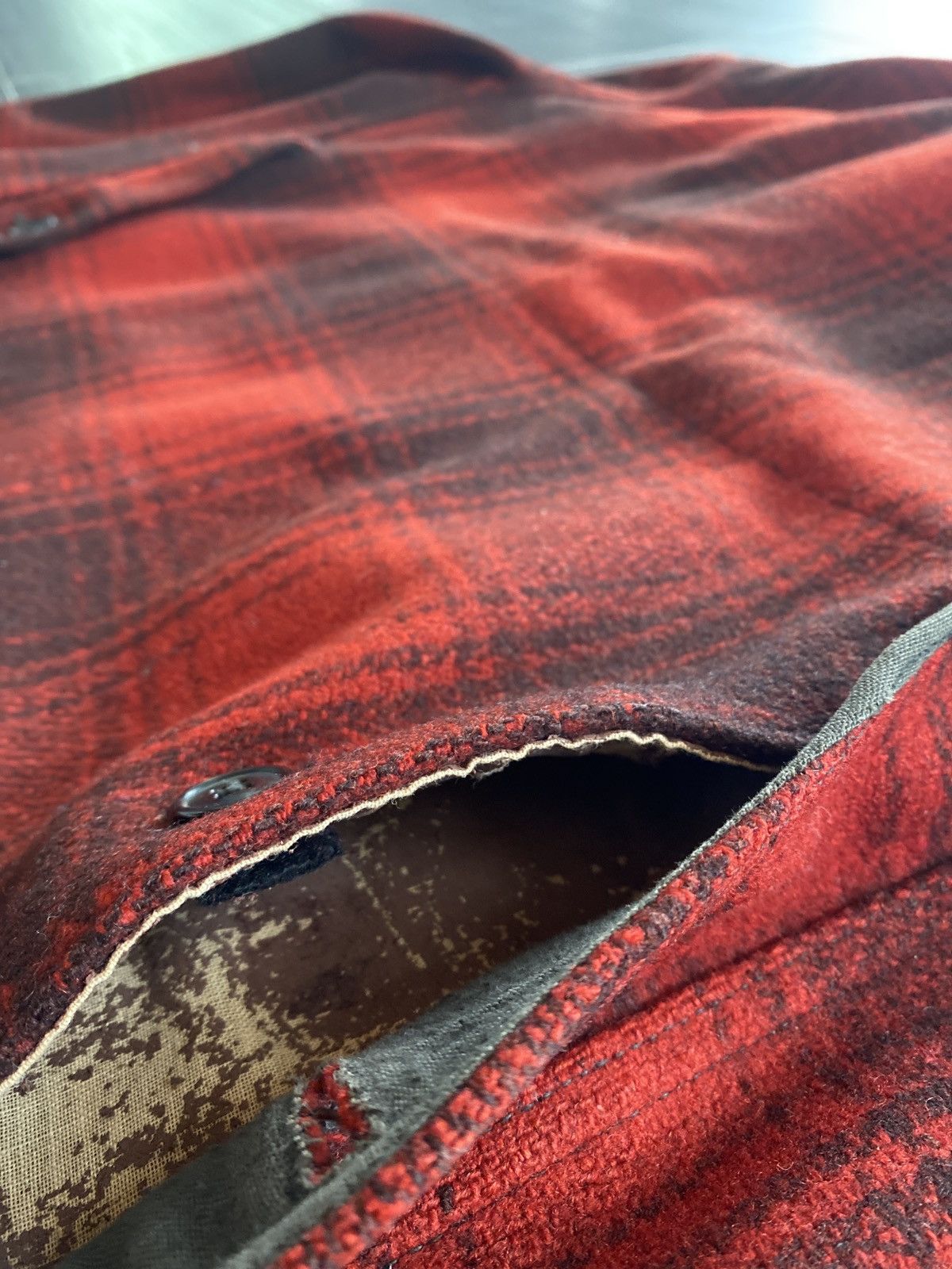 Vintage 1930s buffalo plaid hunting jacket L Size US L / EU 52-54 / 3 - 11 Thumbnail