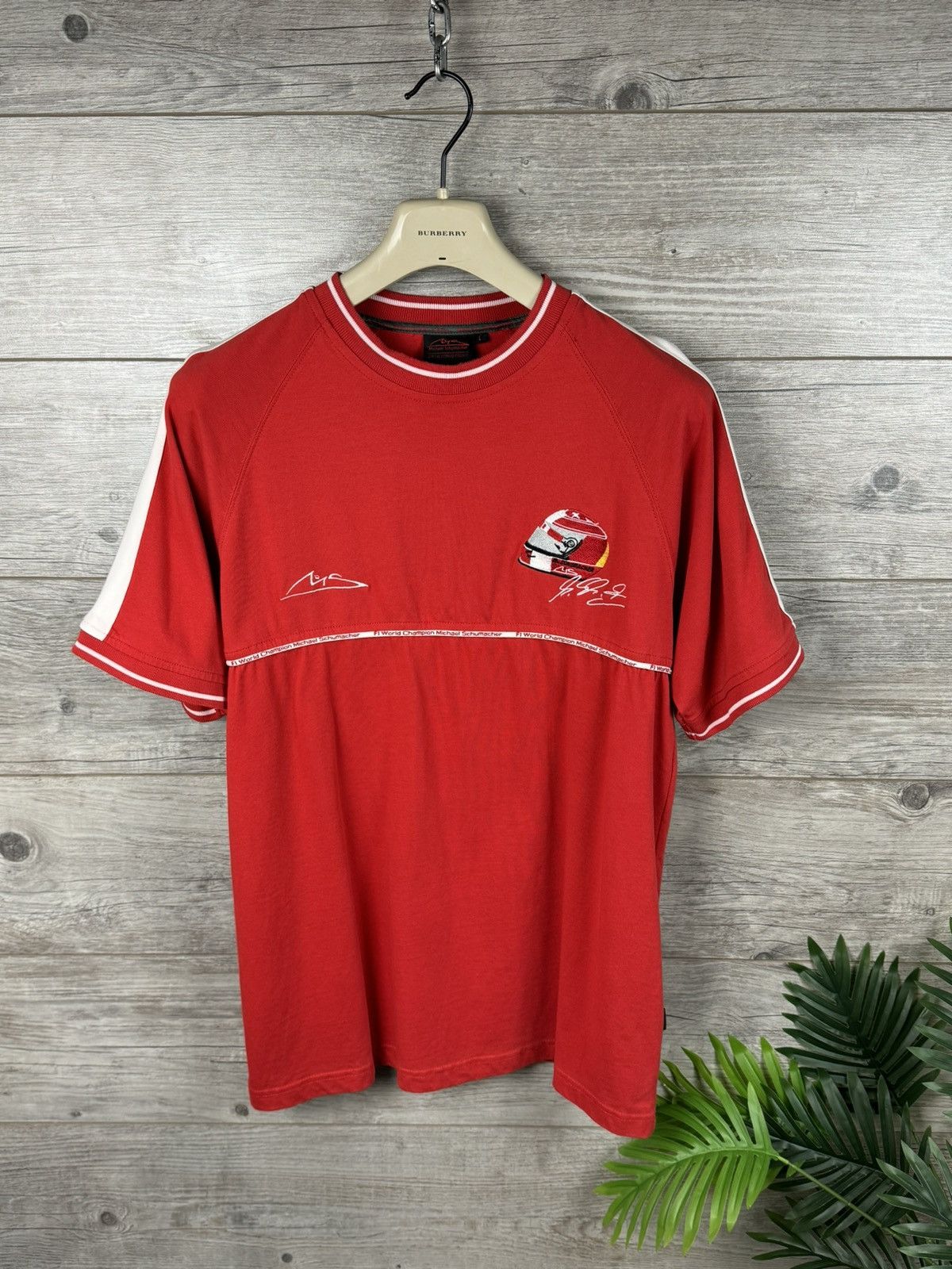 NASCAR F1 Racing tee shirt World Champion Michael Schumacher size M Size US M / EU 48-50 / 2 - 1 Thumbnail
