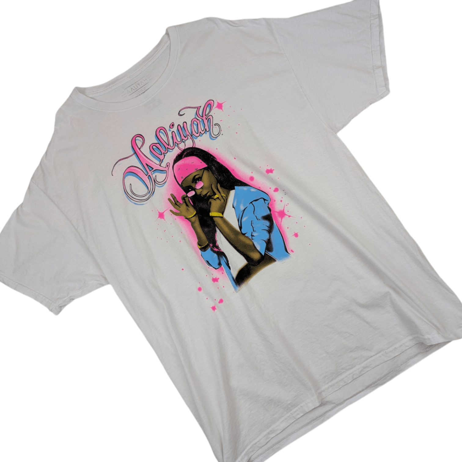 Band Tees AALIYAH Hip Hop Rap Tee T-Shirt Size US XL / EU 56 / 4 - 3 Thumbnail