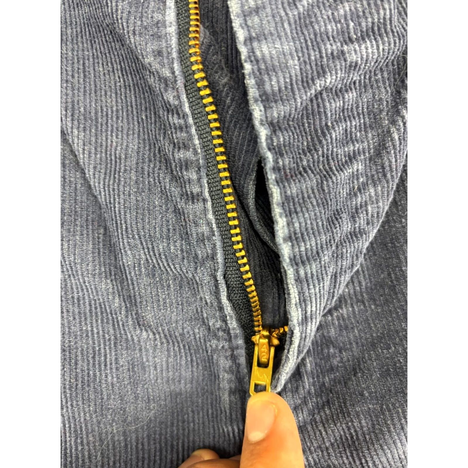 Levi's VINTAGE Levi's Corduroy Pants Men's W36 x L26 Blue Bootcut White Tab 80s Jeans Men Size US 36 / EU 52 - 3 Thumbnail