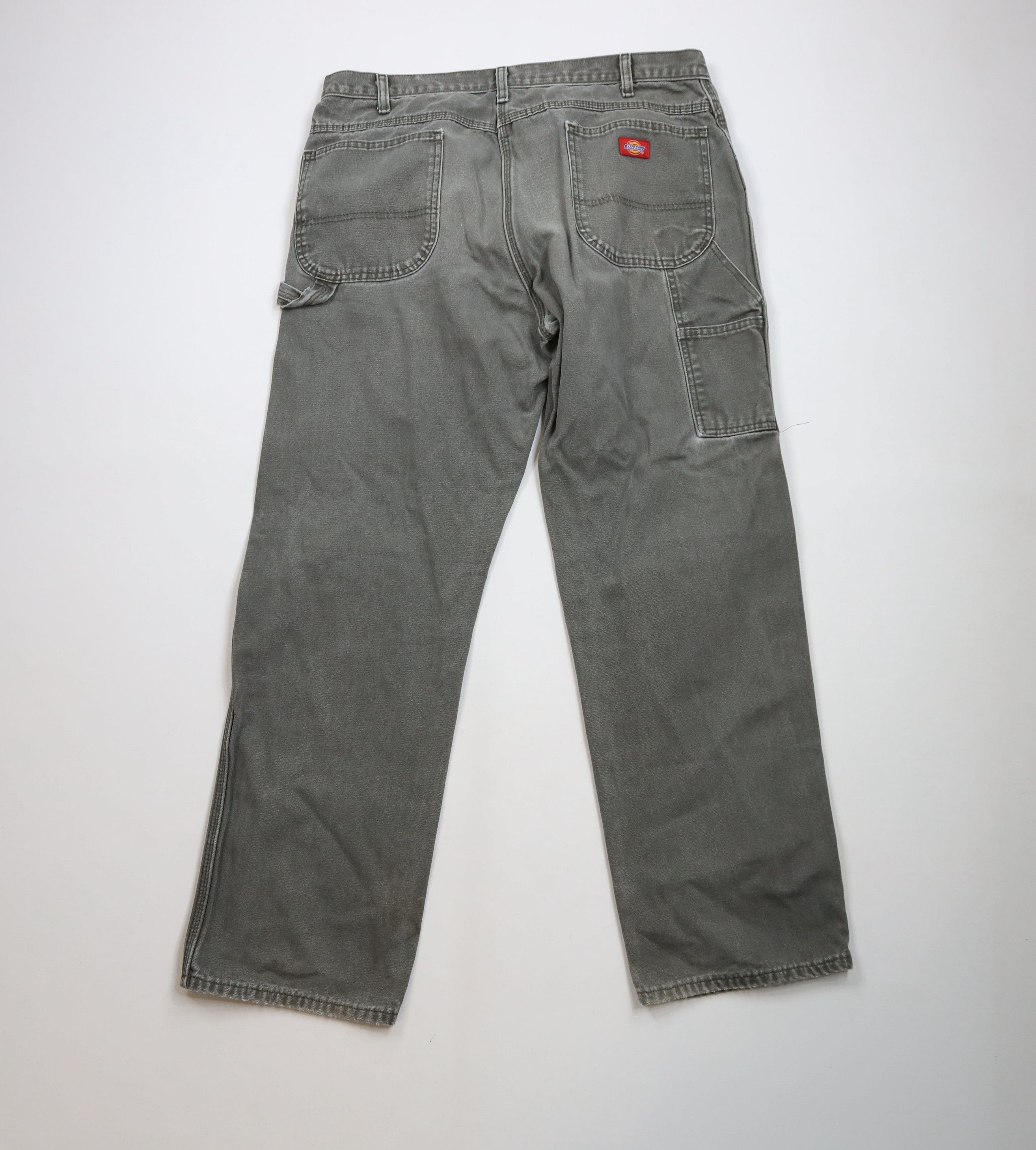 Dickies × Vintage Vintage Dickies Relaxed Wide Leg Dungaree Pants Green Canvas Size US 38 / EU 54 - 9 Thumbnail