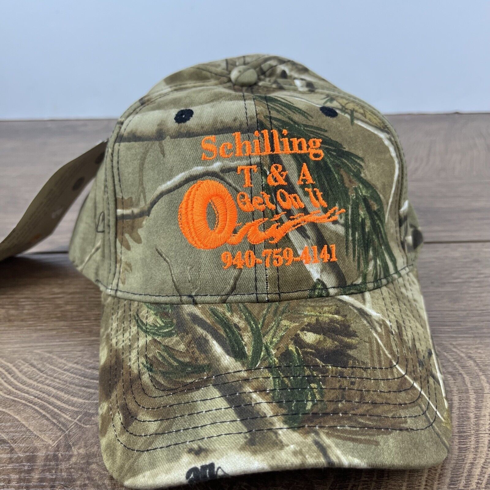 Other Schilling T&A Hat Camo Cap Hat Adjustable Hat Schilling Adul Size ONE SIZE - 3 Thumbnail