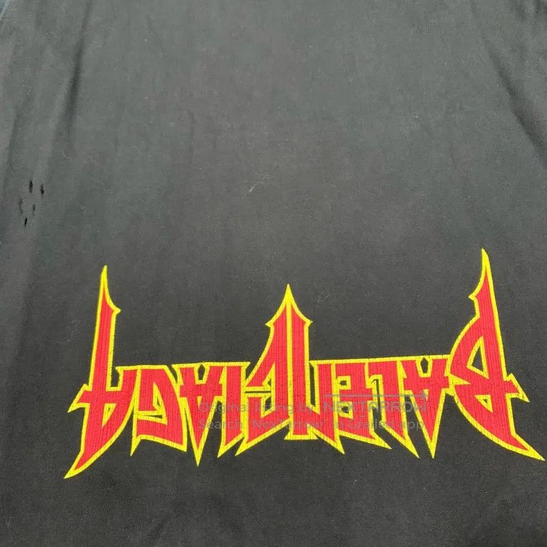 Balenciaga Balenciaga Black Inverted Logo Long Sleeve Size US M / EU 48-50 / 2 - 9 Thumbnail