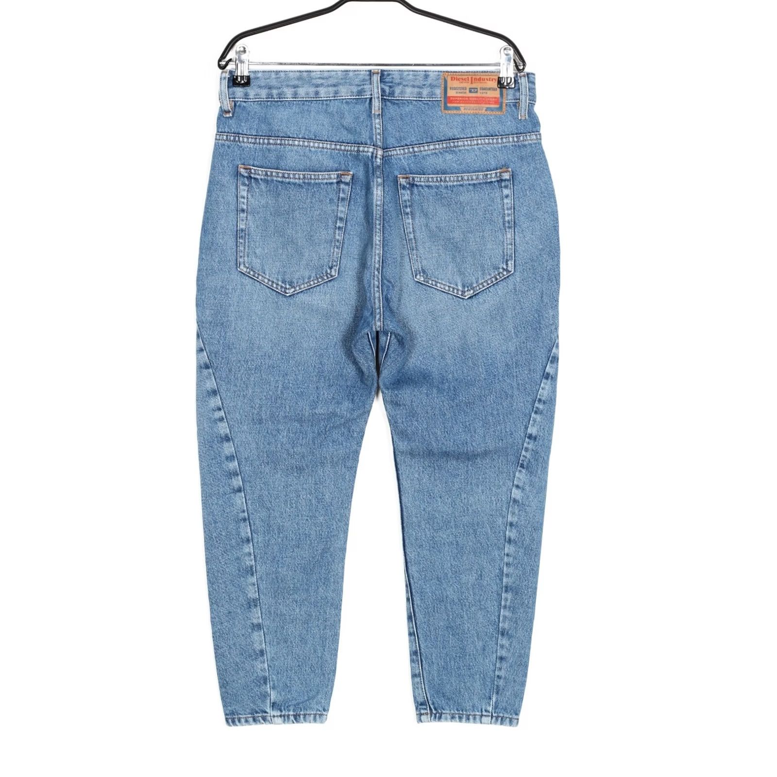 Diesel DIESEL D-FAYZA 09C16 Boyfriend Tapered Slim Ankle Jeans Women W27 Size 27" / US 4 / IT 40 - 3 Thumbnail