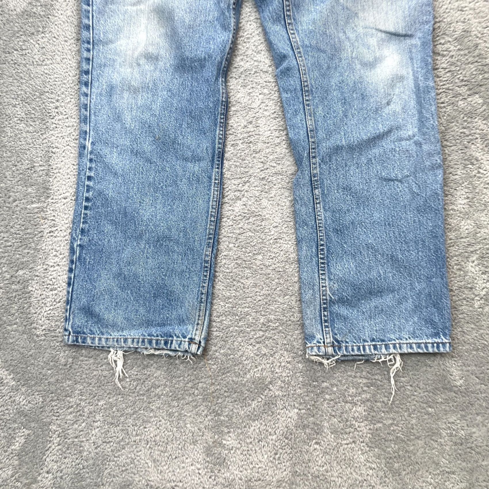 Vintage VTG Urban Pipeline Jeans Mens 36x30 Blue Straight Leg Denim Cotton Distressed Jeans Size US 36 / EU 52 - 4 Thumbnail