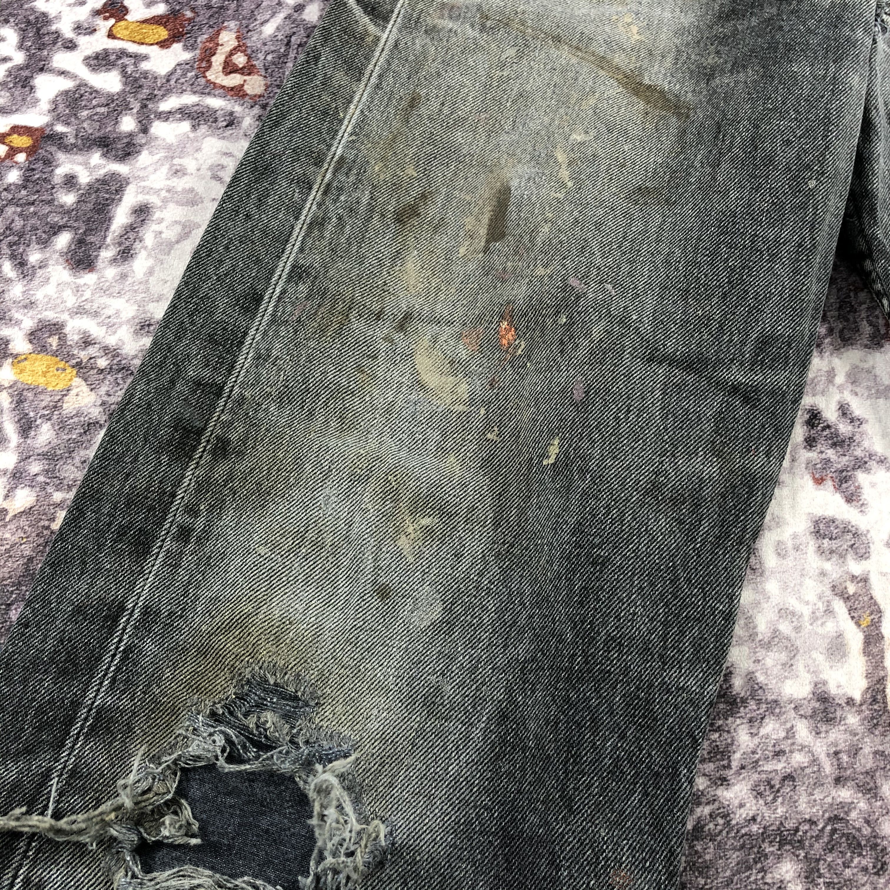 Levi's × Vintage Vintage 90s Levis 501 Sunfaded Jeans-JM2365 Size US 33 - 11 Thumbnail